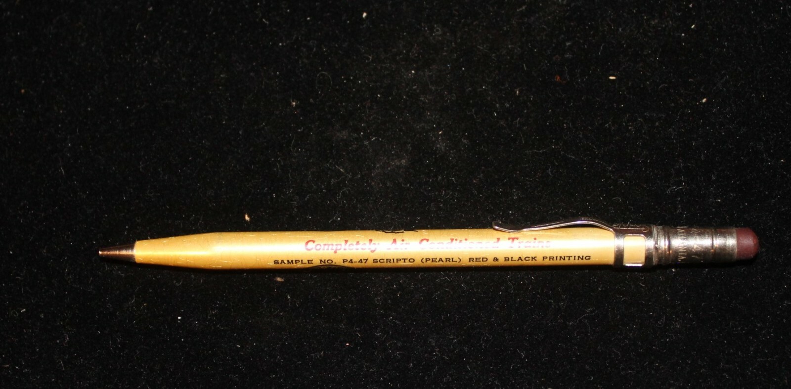 VINTAGE SEABOARD AIR LINE RAILWAY SCRIPTO MECHANICAL PENCIL