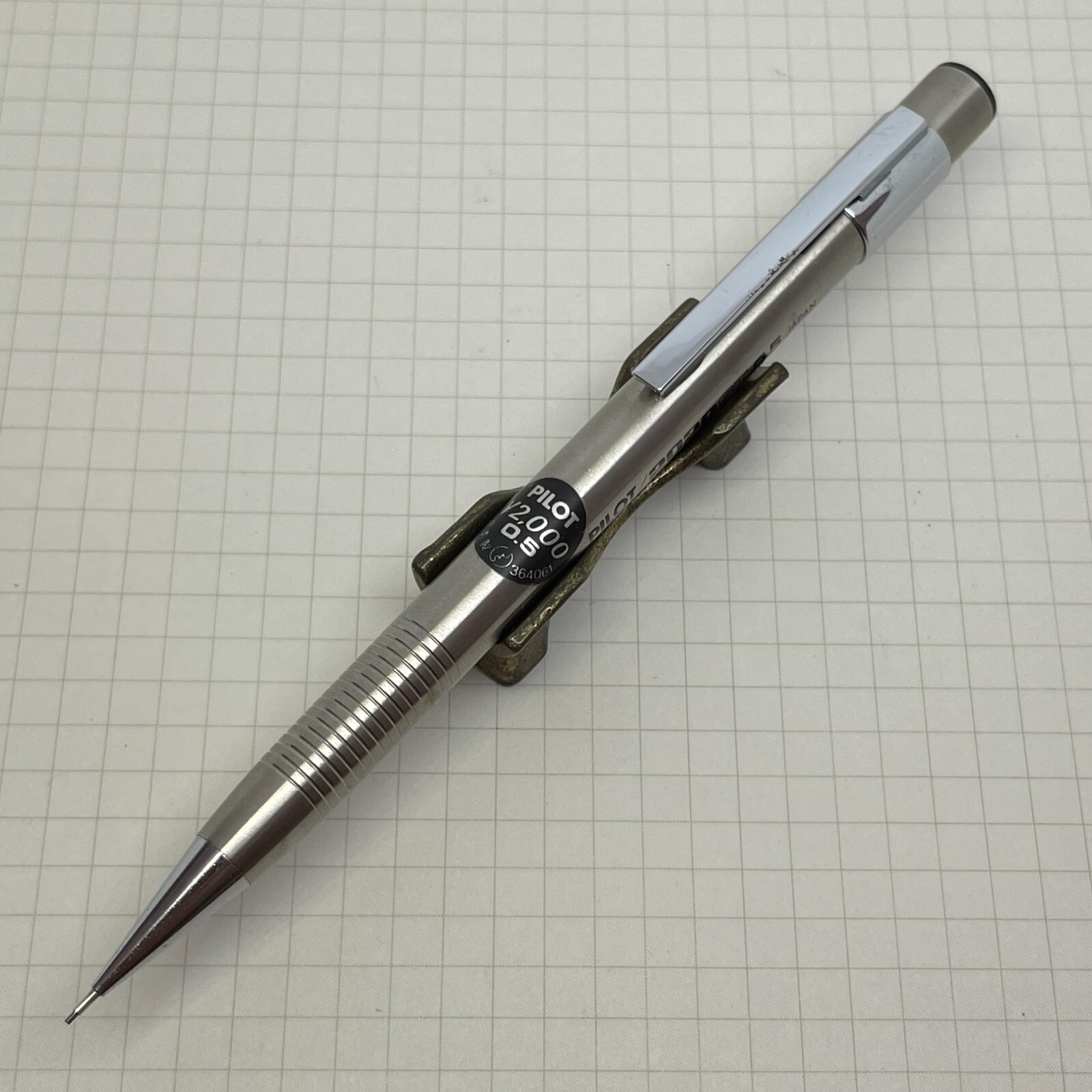 Pilot Mechanical Pencil Shaker 2020 ST Stainless Steel Old Stock Made in Japan