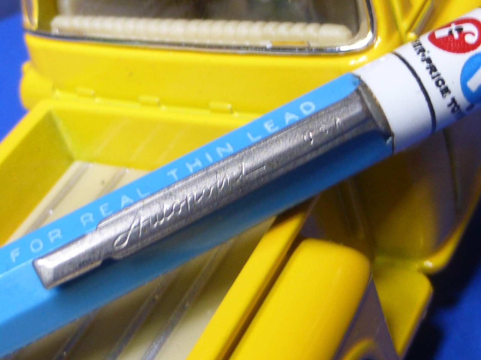 Vintage AUTOPOINT Mechanical Pencil Model 6, 1.18mm, FISHER PRICE TOYS Ad, 1960s
