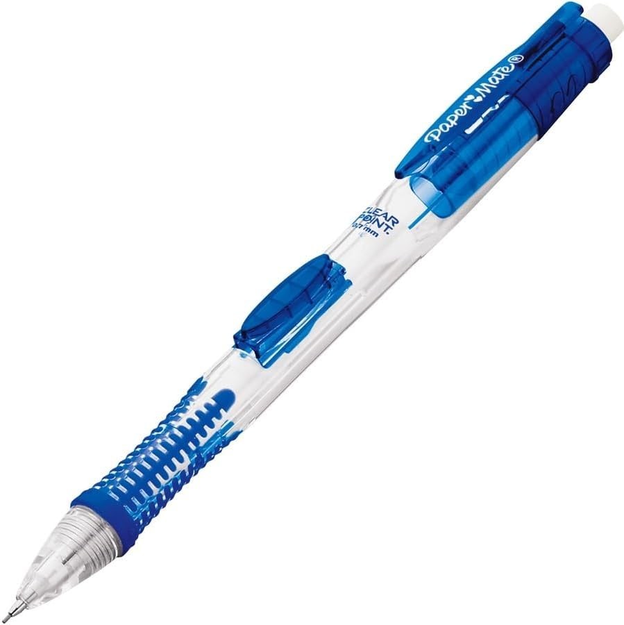 Clearpoint Mechanical Pencils, 0.7mm HB Lead, 12 Count – Erasable Comfort Grip