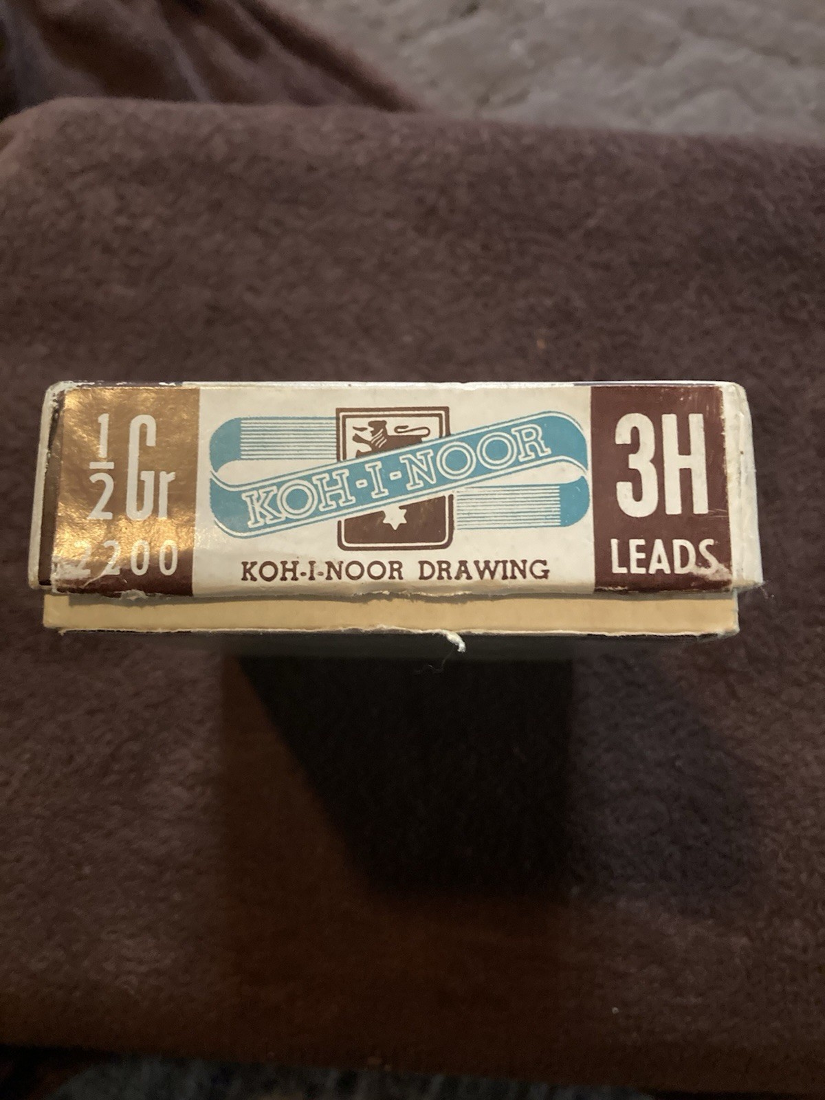 Vintage Set of 12 Boxes Koh-I-Noor 1/24 Gross Graphite Pencil Leads 2200/3H