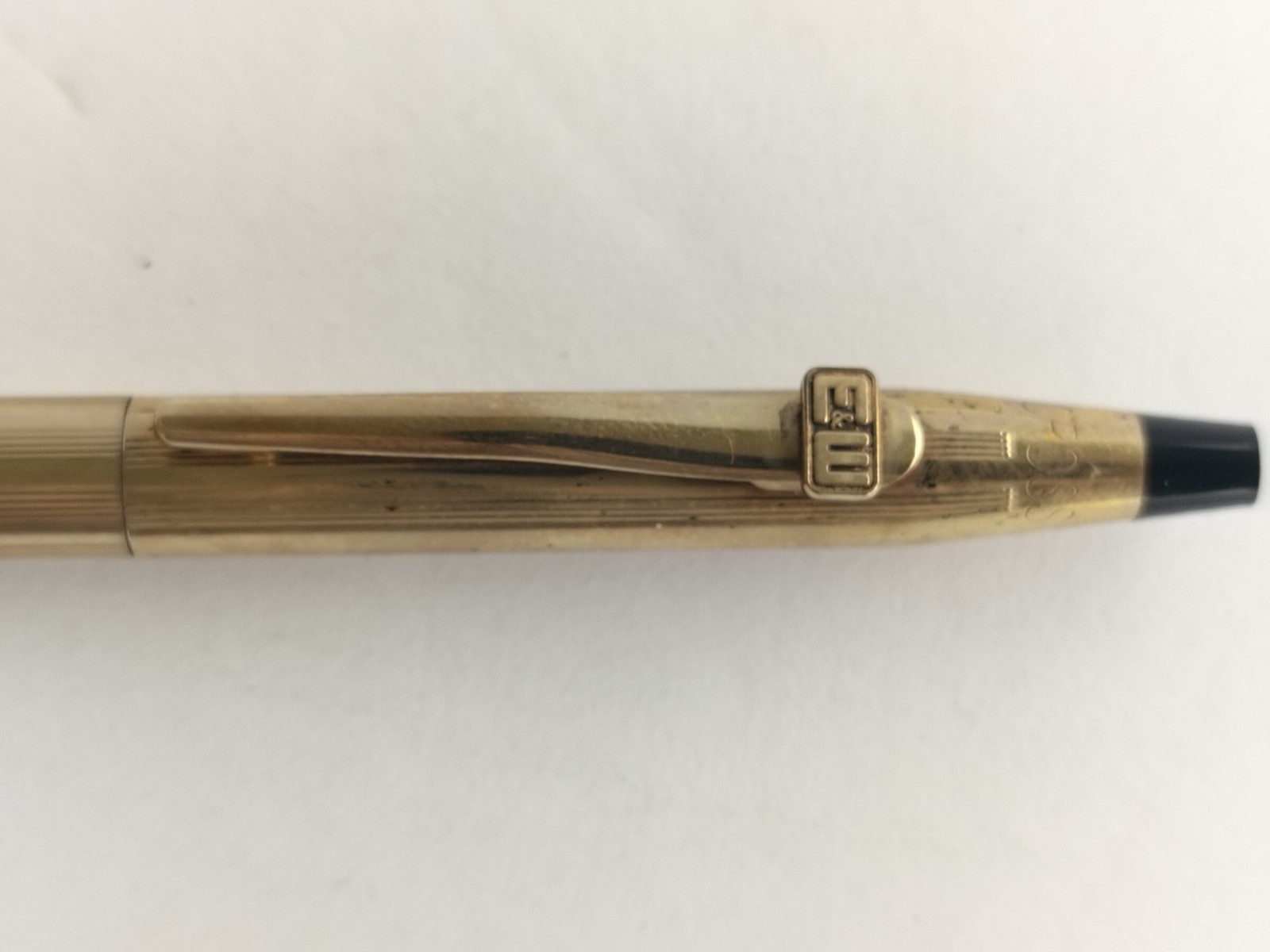 Vintage Cross Mini 5.25″ Gold Plate 1/20 10k Mechanical Pencil in Box USA E & W