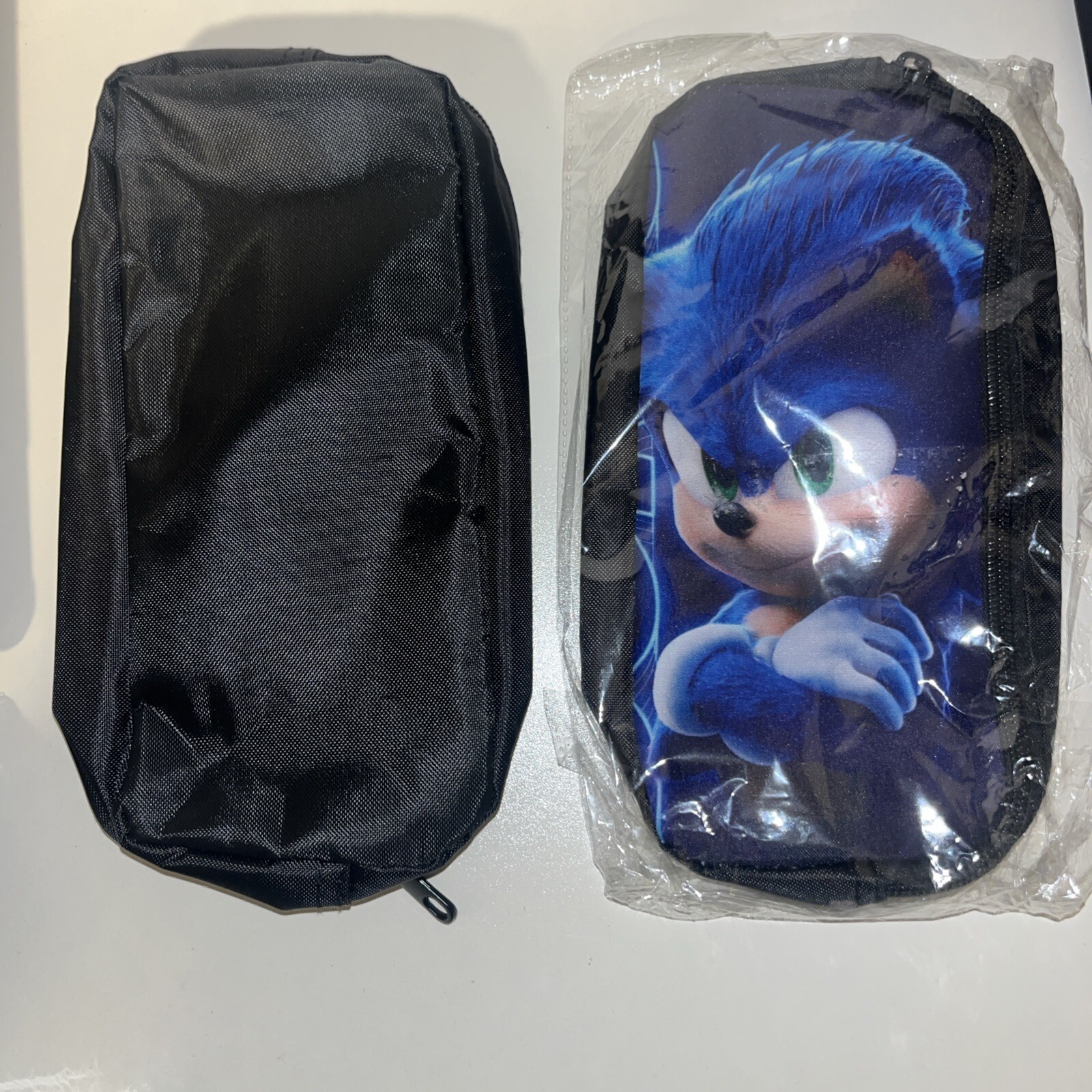 2 Sonic The Hedgehodge Nylon Pencil Caese