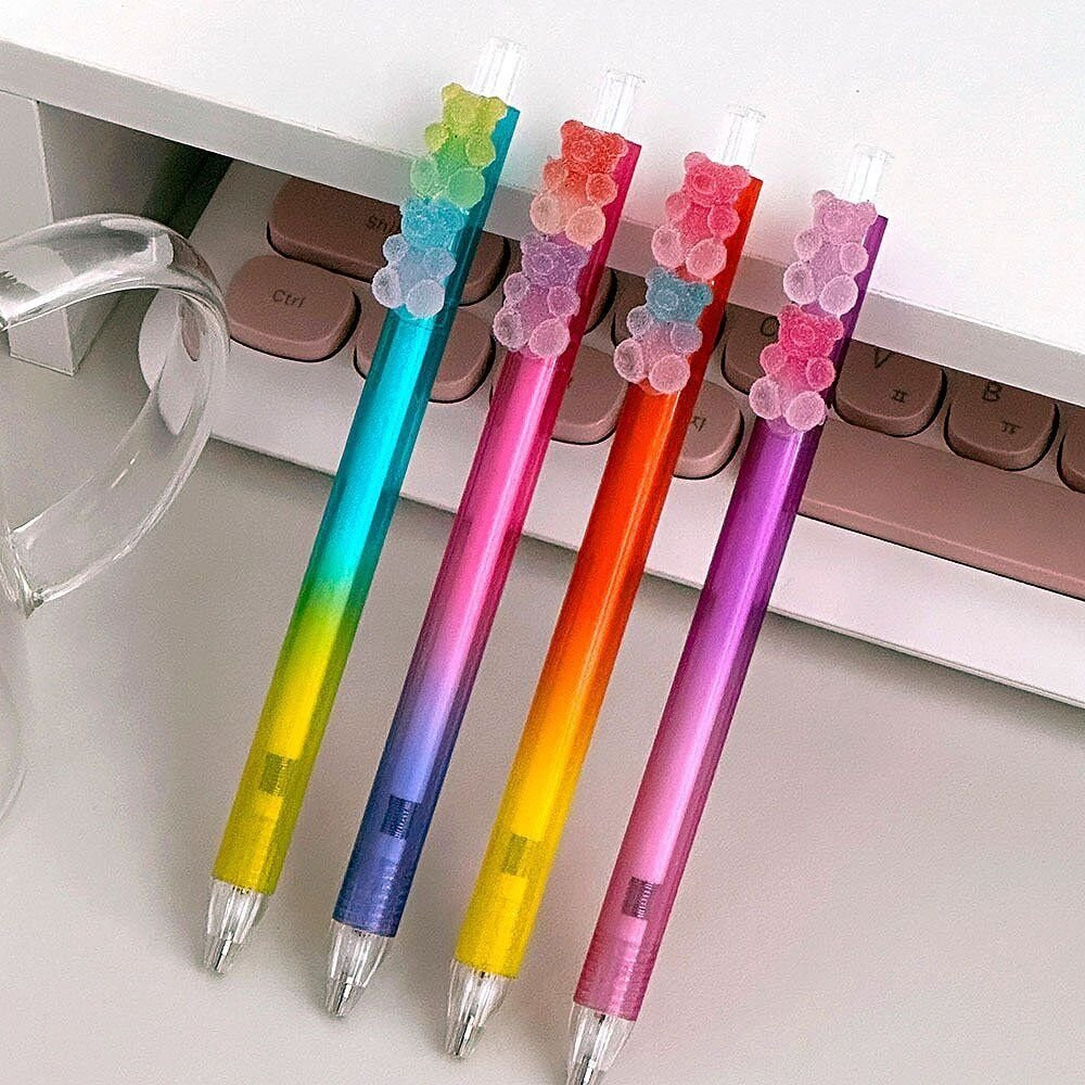 [Random] Gummy Friends Mechanical Pencil0.5mm Lead Pencil for School Supply(1ea)