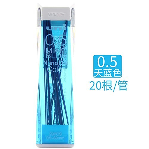 NanoDia Color Mechanical Pencil Leads 0.5mm 7 Color Set, 7 Pack/total 140 Leads