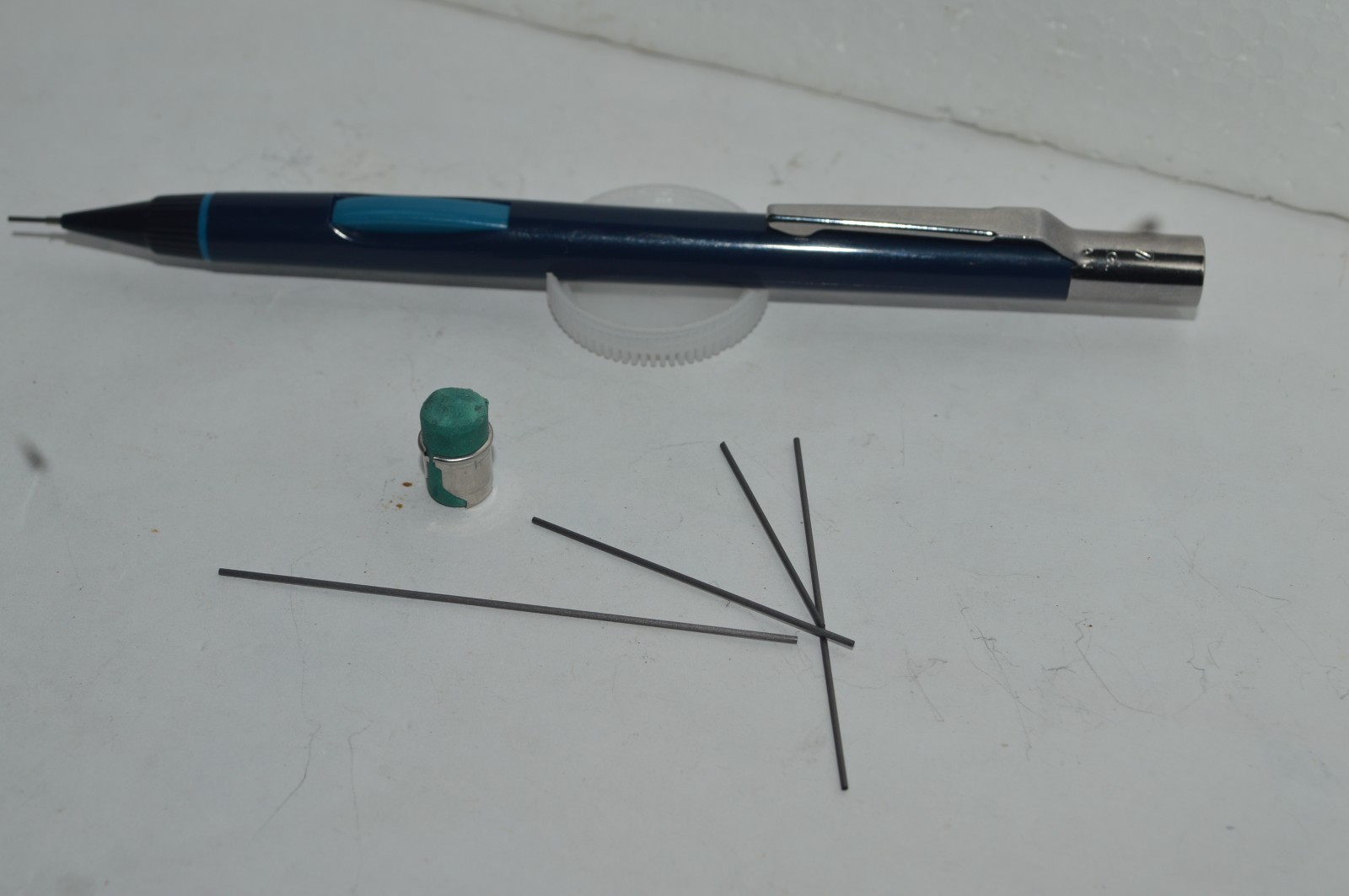 PENTEL PD347-C Automatic Pencil 0.7mm Midnite Blue Japan 1970’s Tested Retired