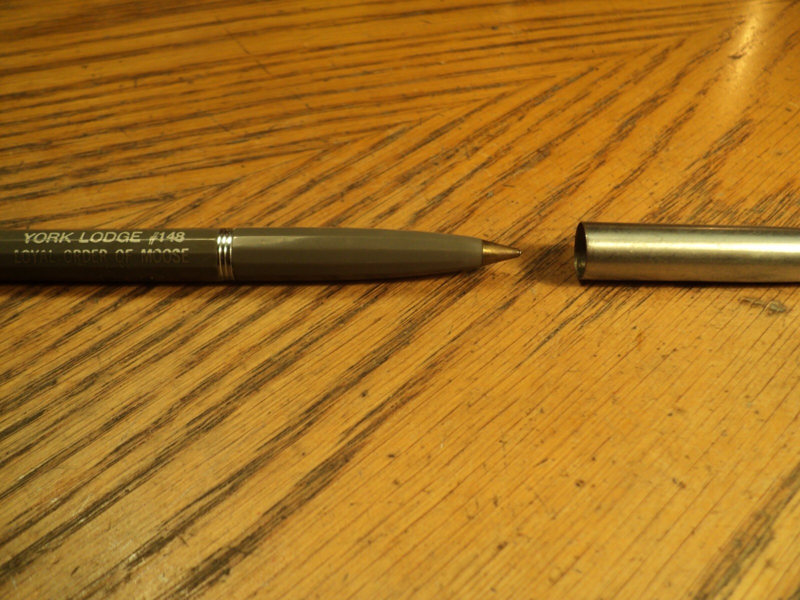 Vintage Mechanical Pencil & Pen Moose York Lodge #148 5-3/16″ Long Unbranded