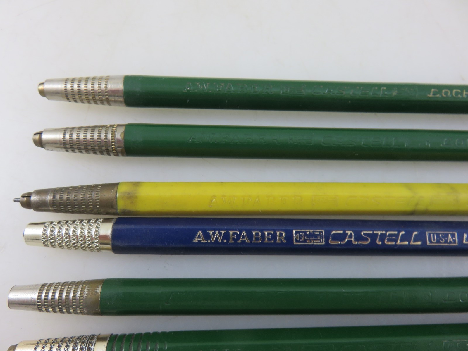 Faber Castell Locktite Mechanical Drafting Pencil 9400 2H 4H F 6H HB 8pc Set
