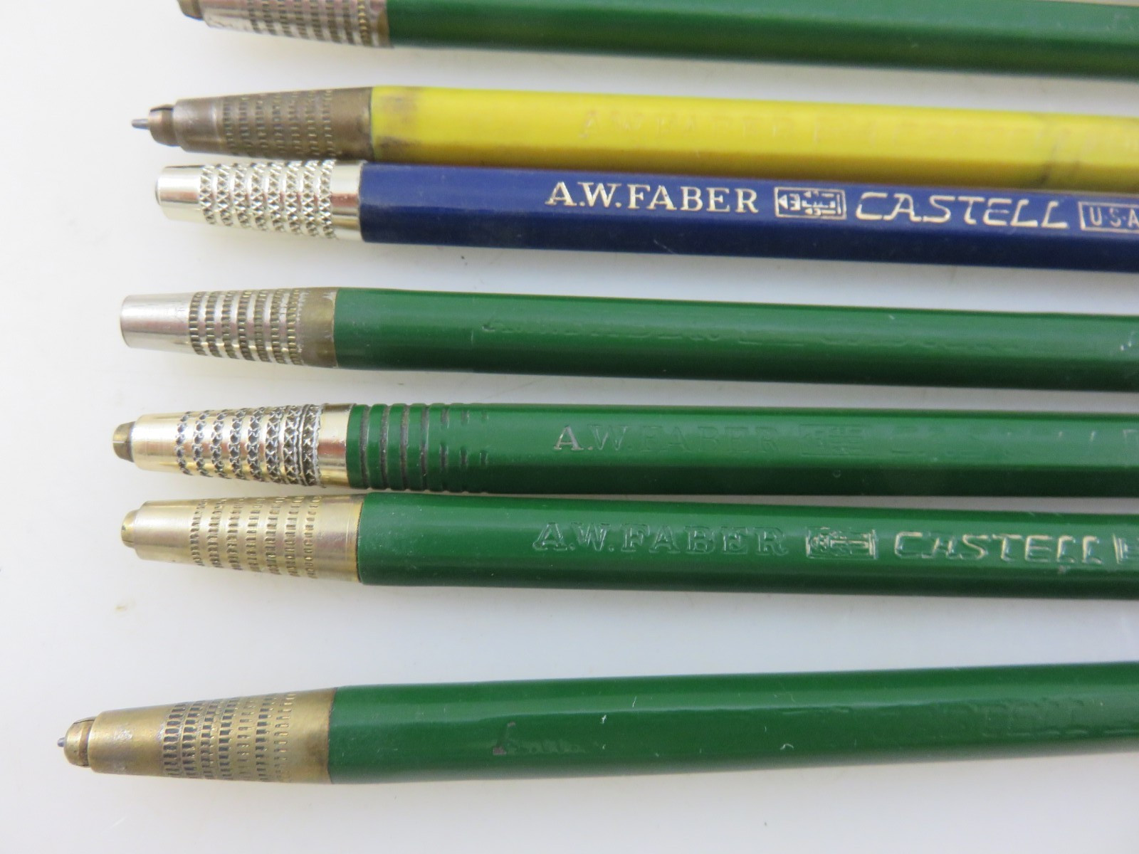 Faber Castell Locktite Mechanical Drafting Pencil 9400 2H 4H F 6H HB 8pc Set