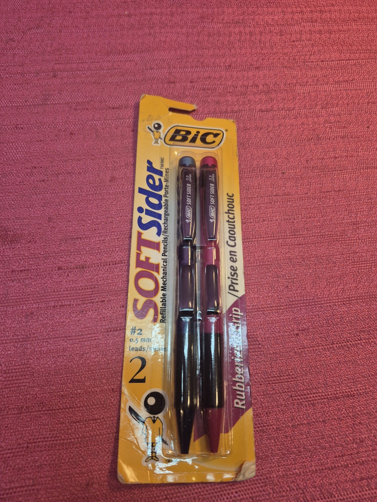 Vintage 1997 BIC SoftSider Mechanical Pencils 0.5mm 2 Pack Sealed Japan