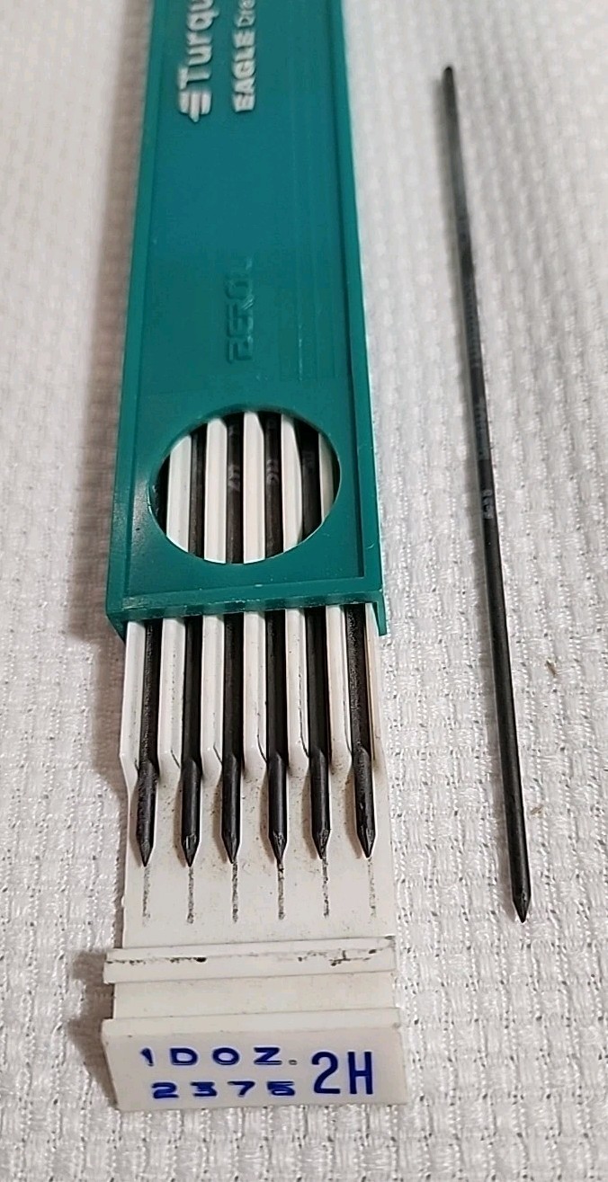 Vntg Turquoise Eagle Drawing Leads 7-2H Leads And 4-4H Leads See Photos