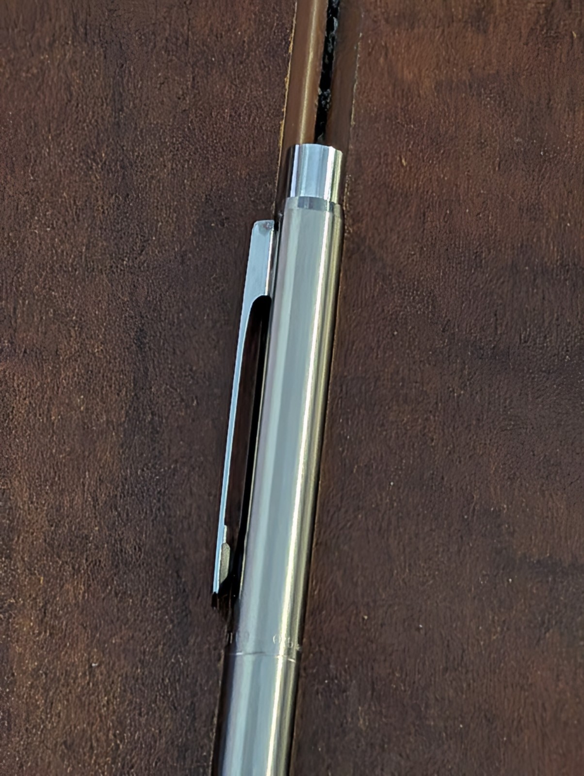 VTG 70s 80s Sheaffer Stainless Steel Mechanical Pencil Chrome S Made JAPAN 0.5