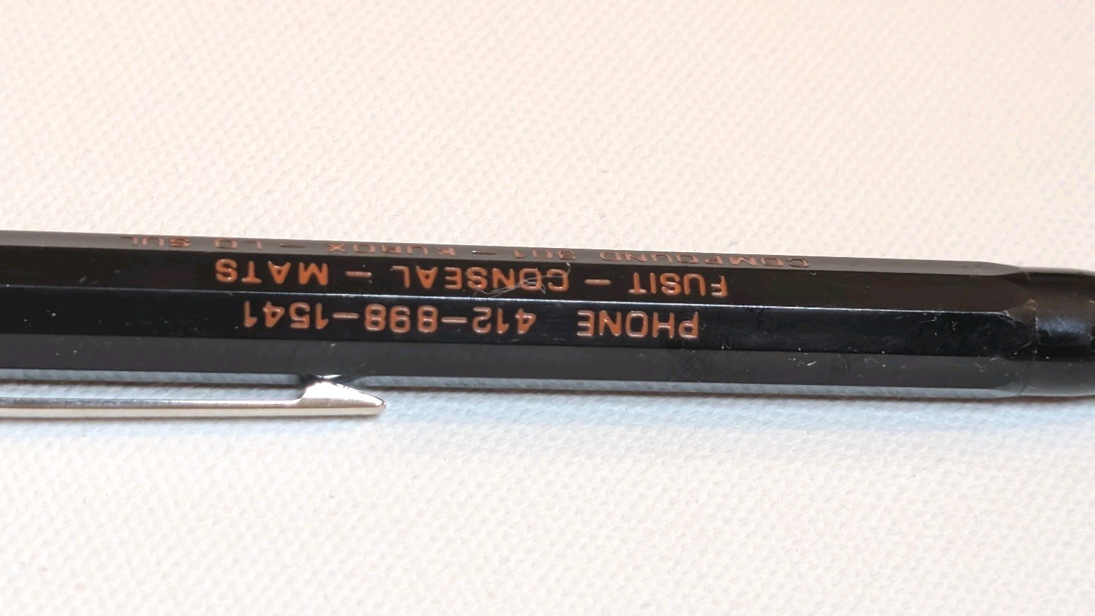 Vintage Autopoint Mechanical Pencil ESM Inc Mars PA Steel Advertising Boxed