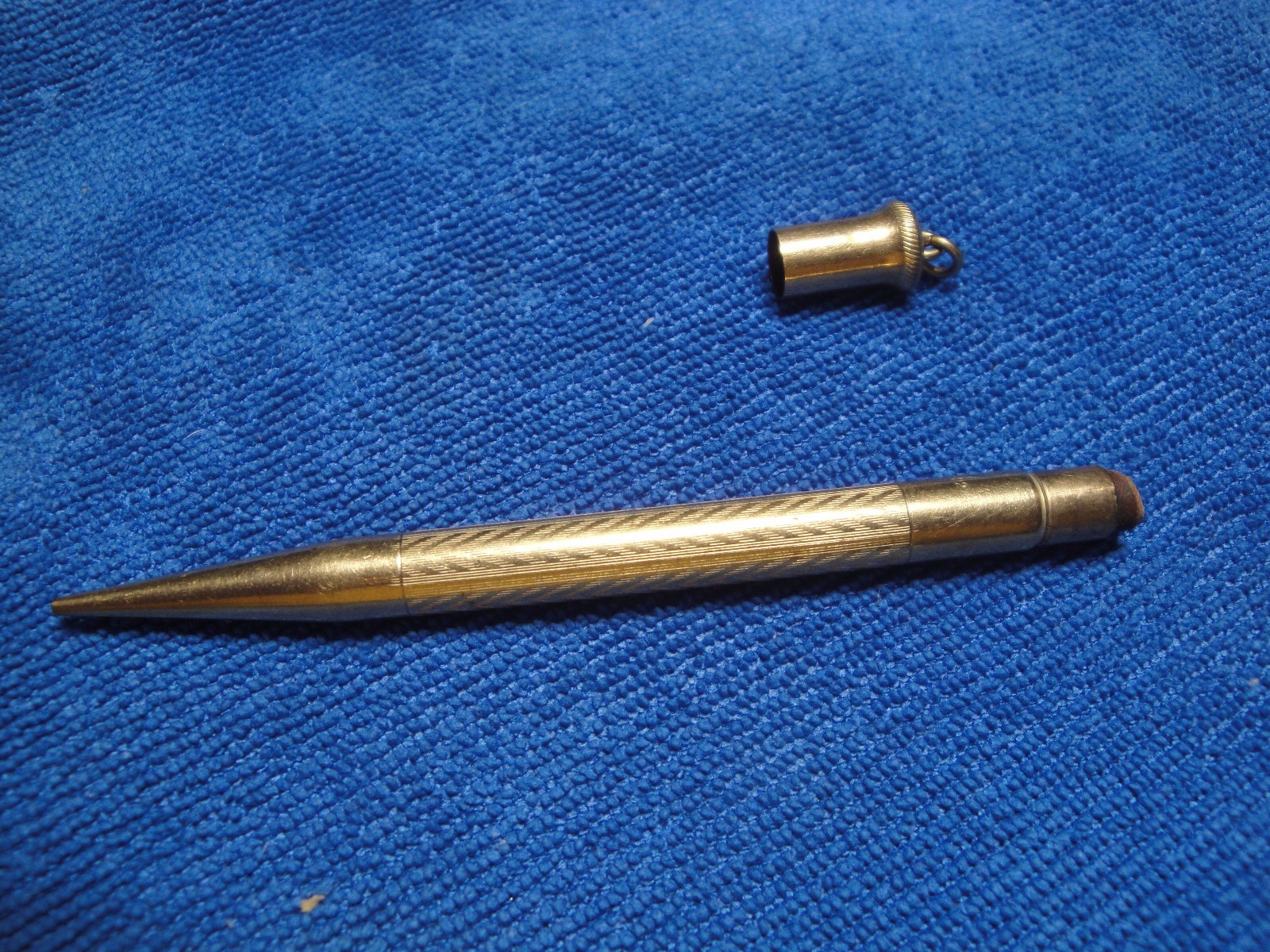 Moore Gold Filled Mechanical Pencil, Pat. Aug. 15 – 22