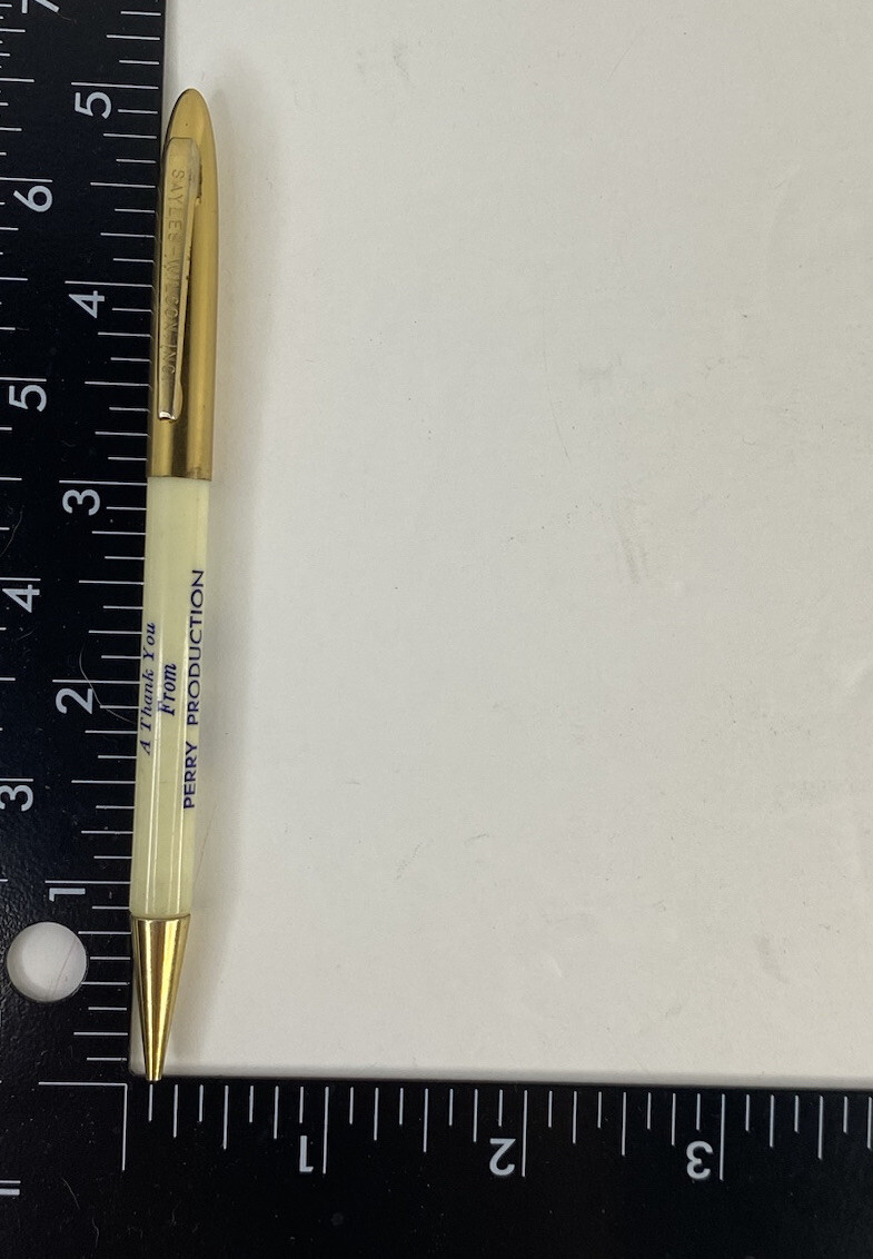 Vintage Sayles Wilson Mechanical Pencil -Perry Production Credit Assn. Perry, IA