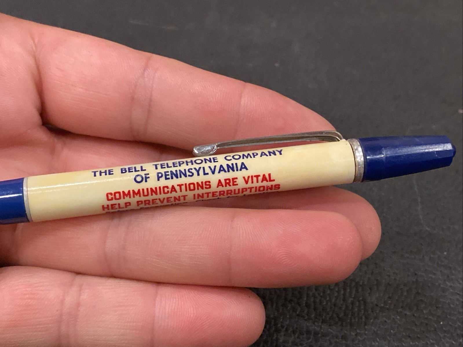 Vtg 1970’s The Bell Telephone Company Of Pennsylvania Durolite Mechanical Pencil