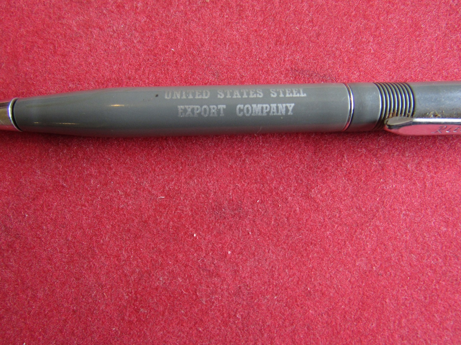 Vintage Ritepoint Mechanical Pencil with United States Steel Advertising