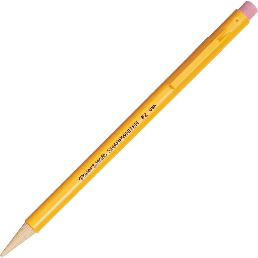 SharpWriter Mechanical Pencils, Yellow, 36 Count