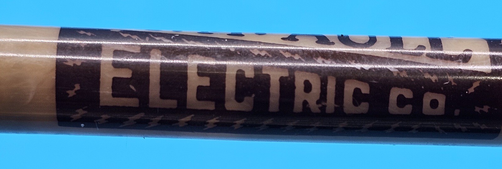 Redi Point Pencil Brown Tan Mother Of Pearl Marbled Look Advertisement KCMO Vtg