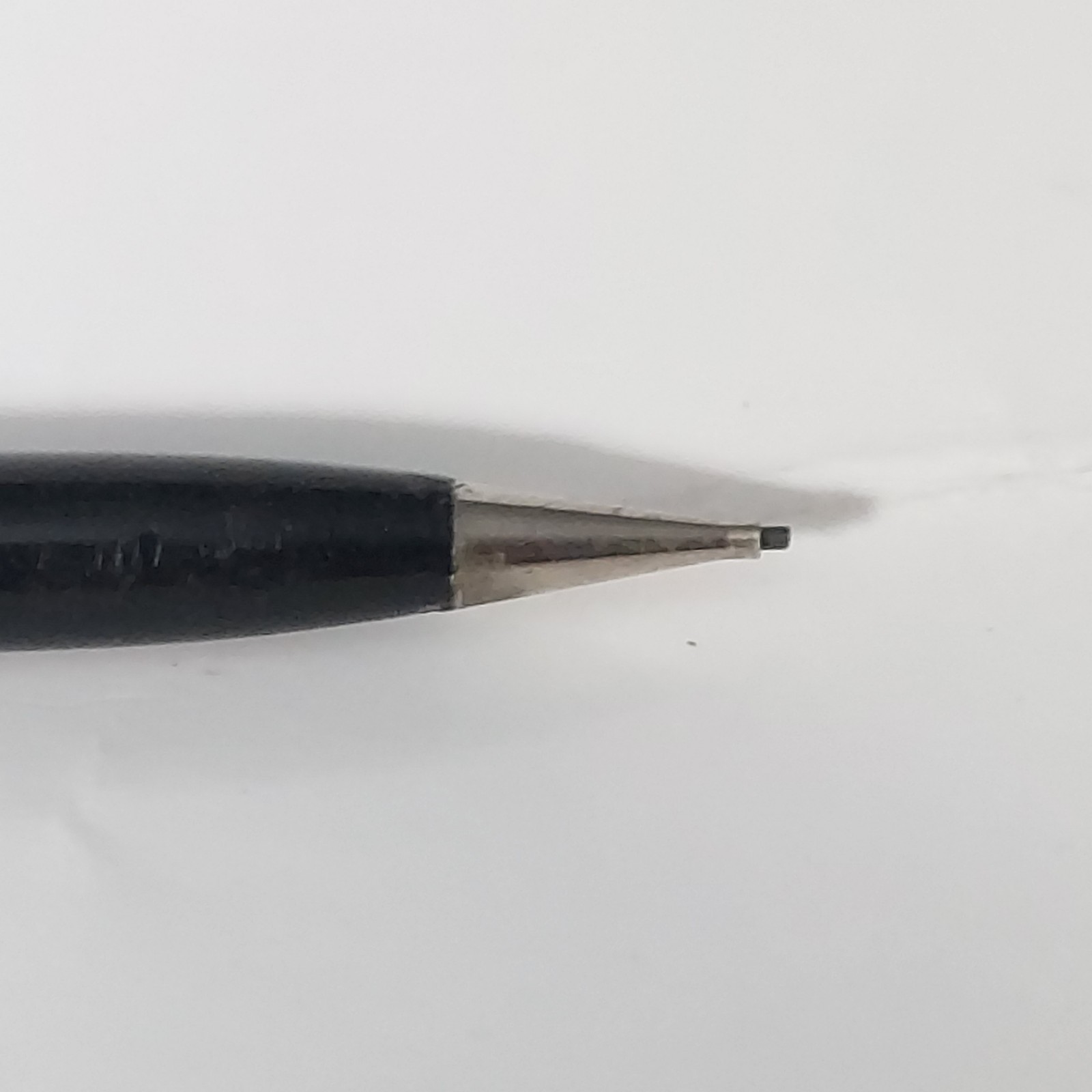 Vintage 1960s Sheaffer Black & Chrome Tip Eraser Mechanical Pencil (No Monogram)