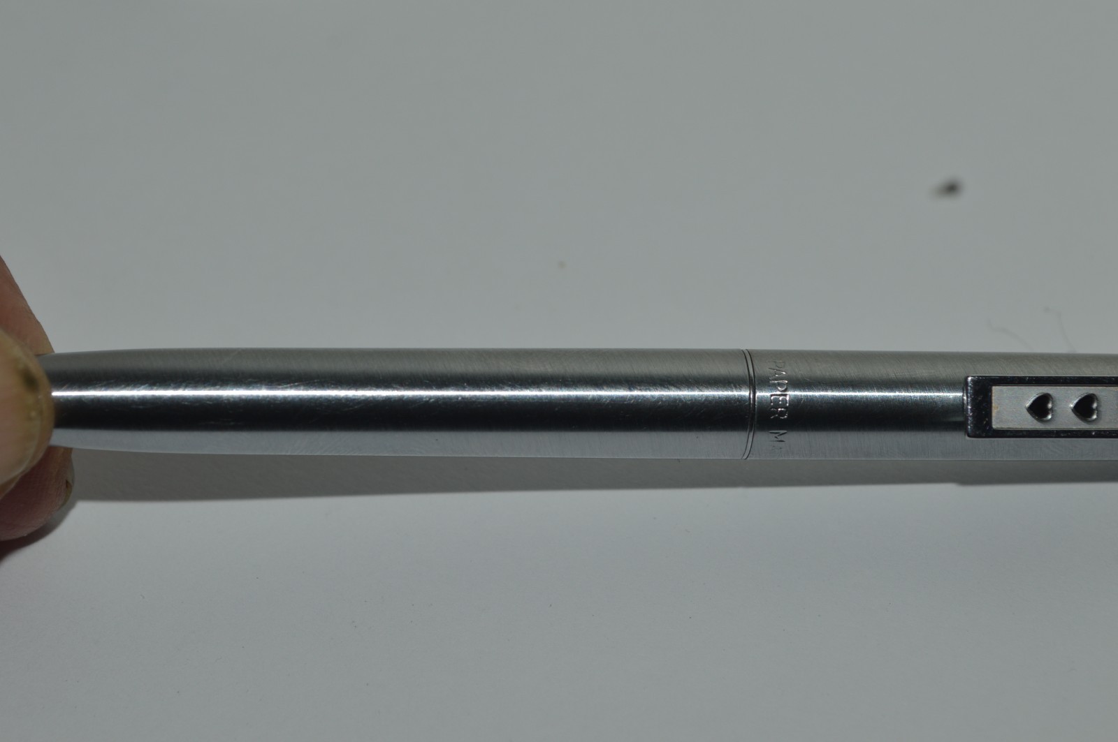 Paper Mate Profile # 2 Regular Grip Mechanical Pencil St Steel 0.9mm 1980’s USA