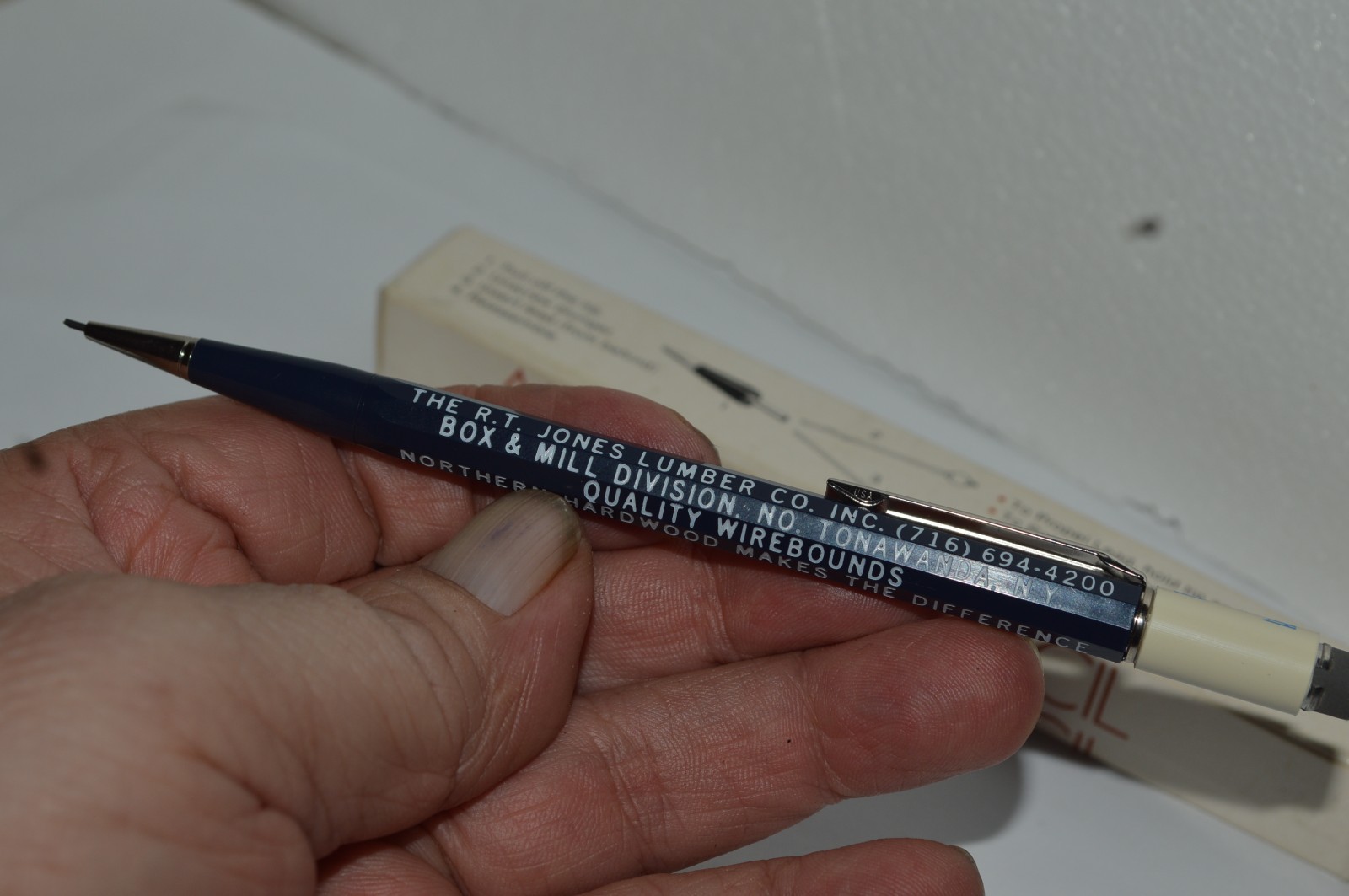 AUTOPOINT Janesville Mechanical Pencil RT Jones Lumber Promo 0.9mm Mint In Box