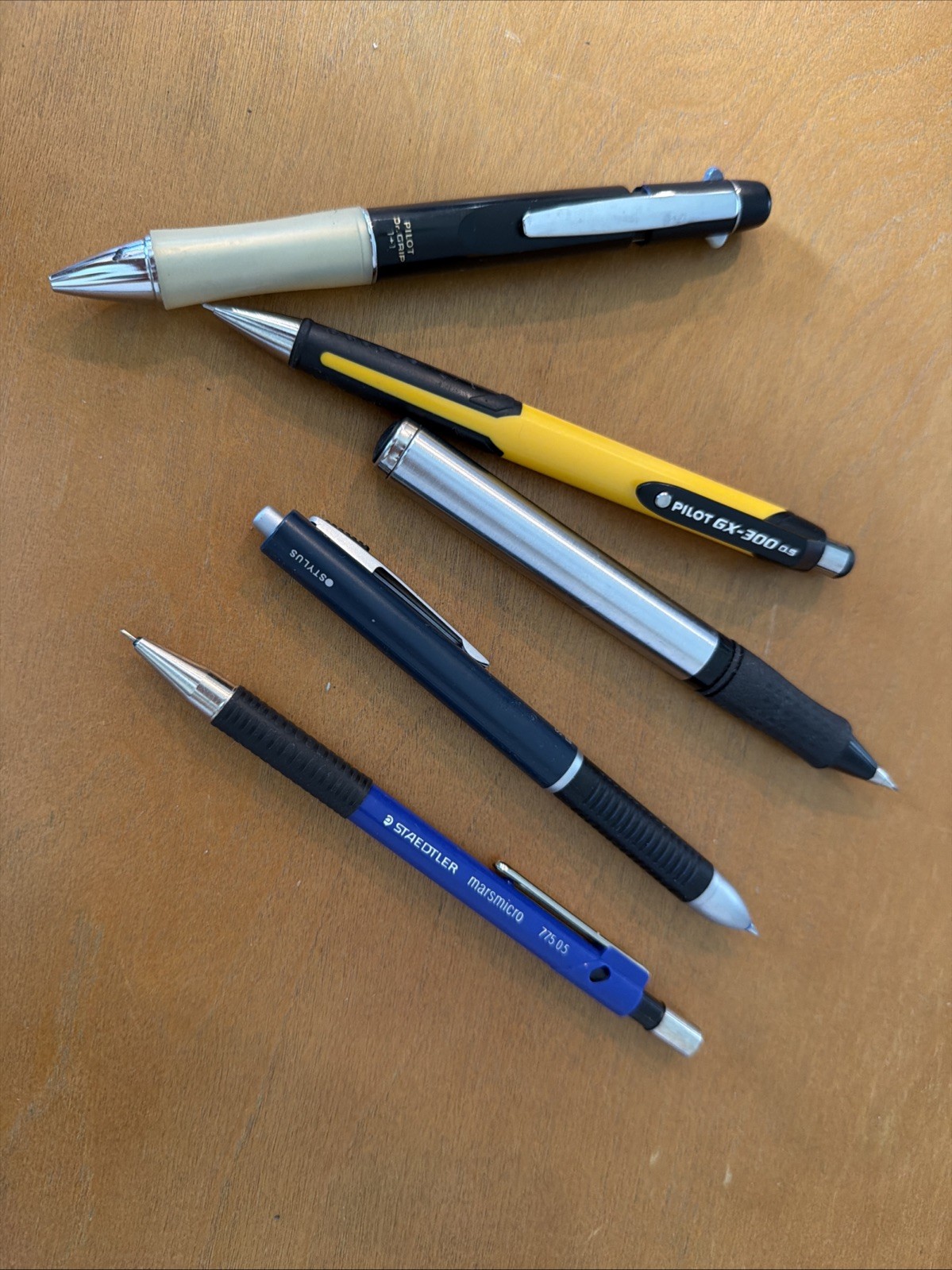 Mechanical Pencil Lot Uni Alpha Gel Shaker Staedtler Mars Micro Sheaffer 5pc
