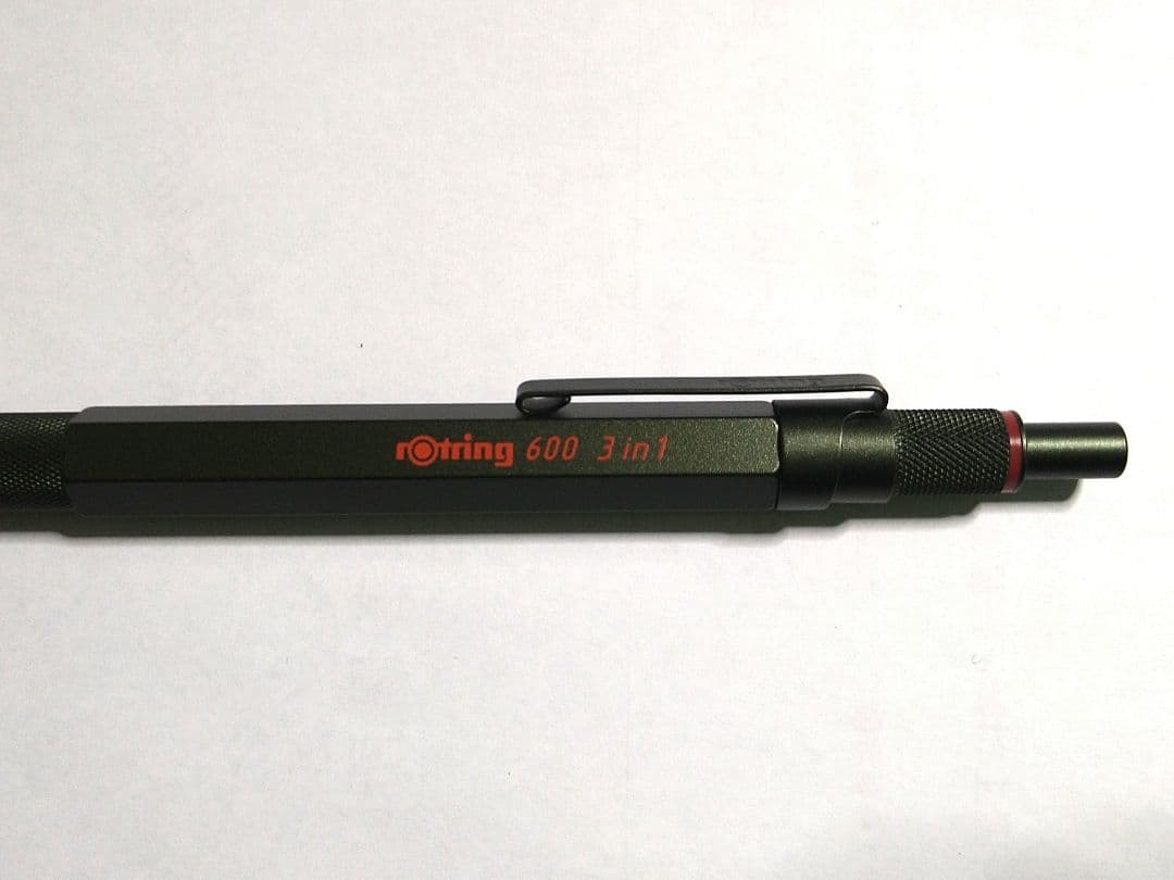 Rotring Composite Writing Instrument Rotring 600 3in1 Camouflage Green