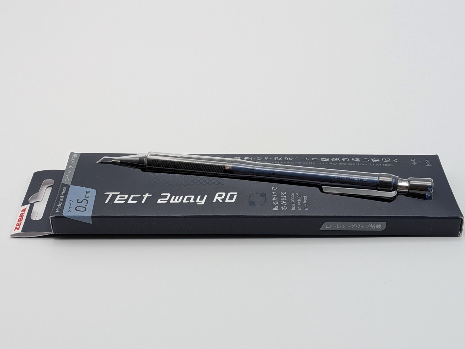 Zebra Tect 2way RO 0.5mm Mechanical Pencil Navy Black P-MA141-NVBK Japan