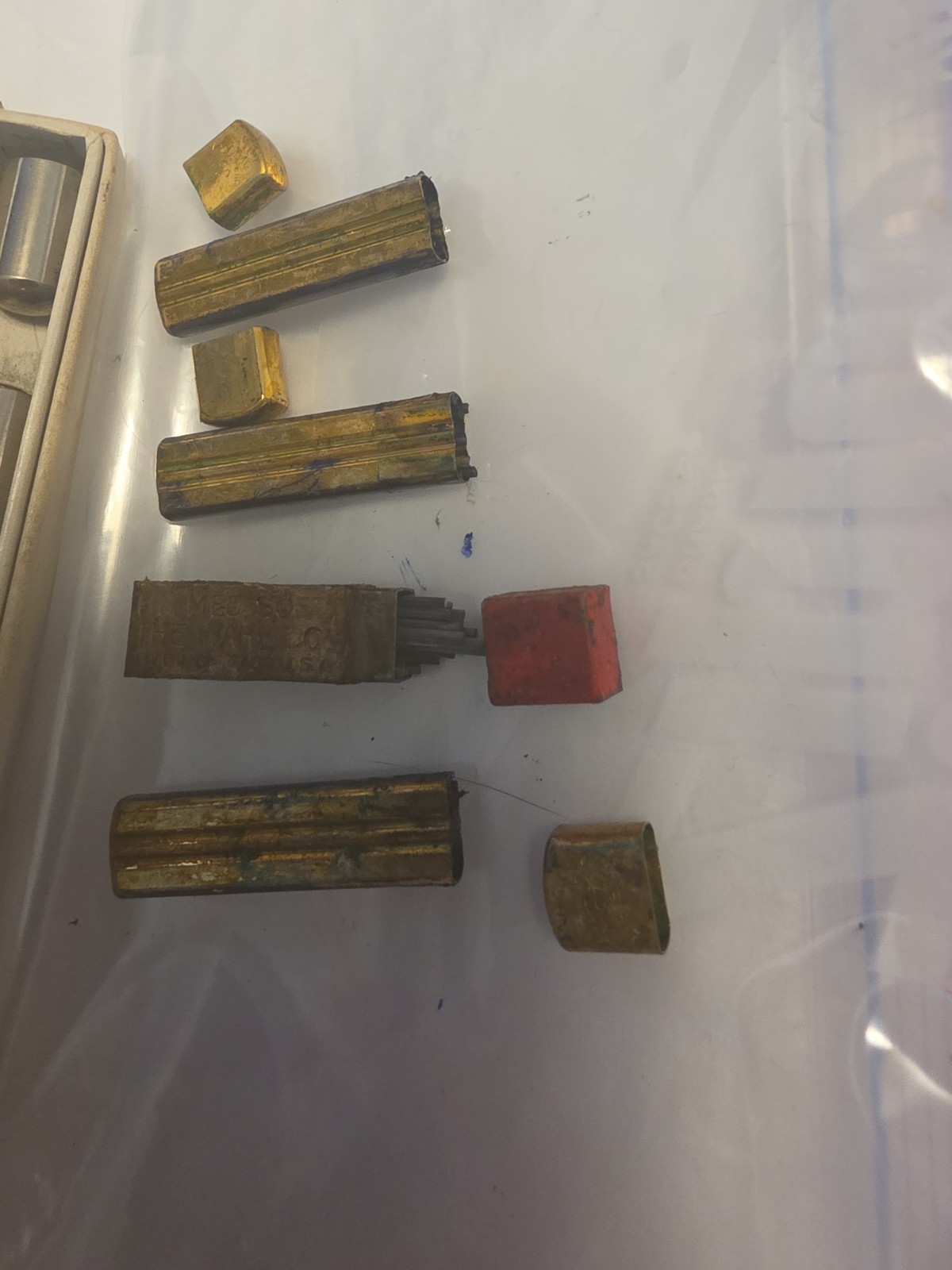 Vintage Mechanical Pencil Lead And METAL Holders