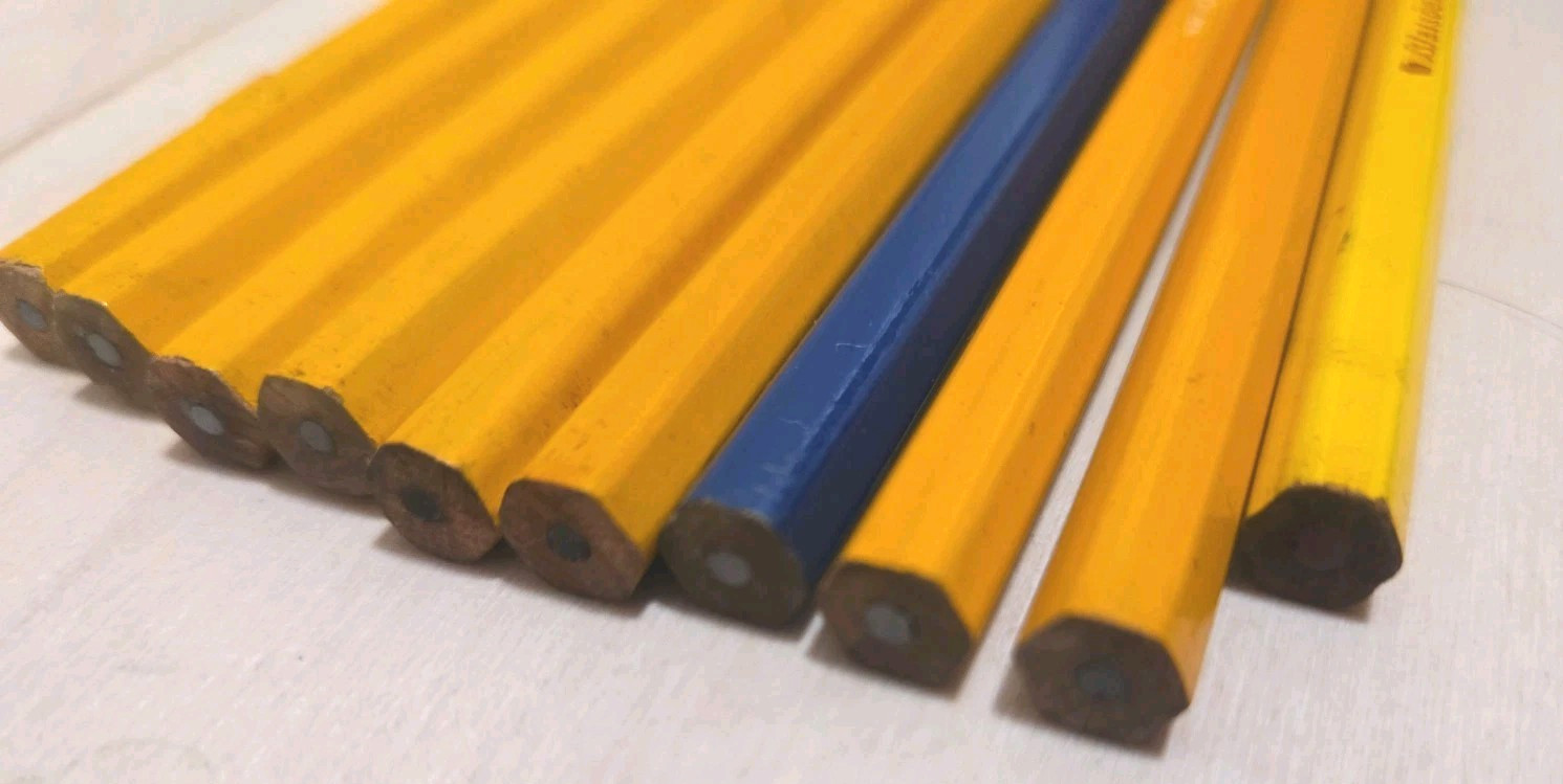 Vintage Lot Of Unsharpened Lead Pencils Musgraves Franklin Arco Faber GE