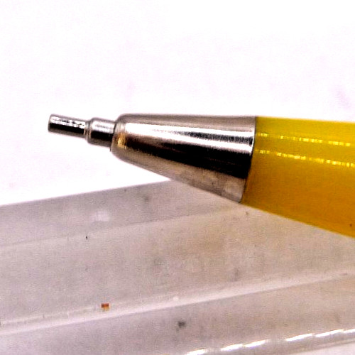 Scripto Vintage White Round Barrel 0.9 mm Pencil–fixed sleeve–working