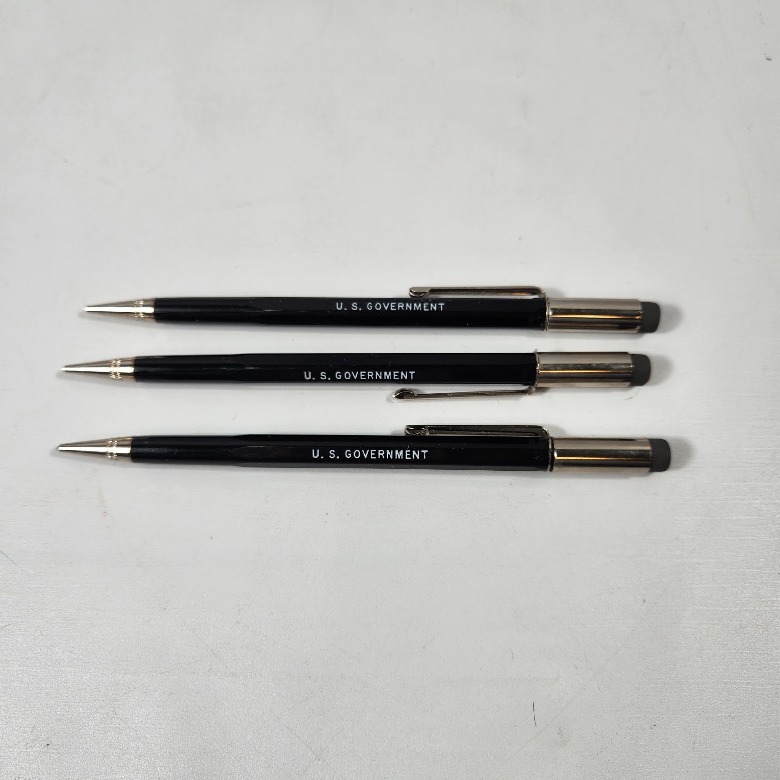 Skilcraft Scripto Black Mechanical Pencil US Government Lot of 3 Made USA