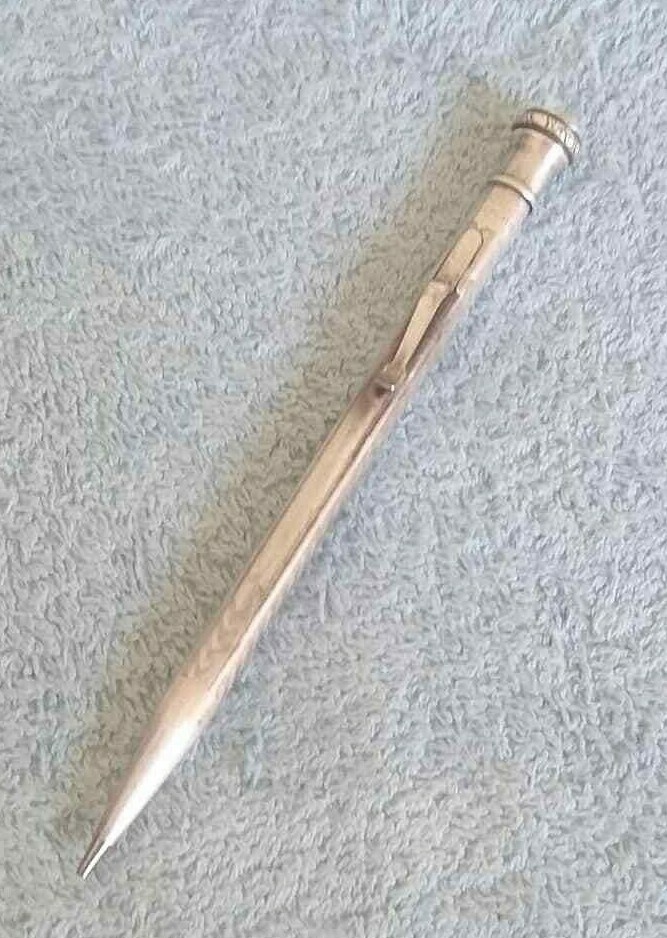 🔴Vintage WAHL EVERSHARP Triple SILVER Plated Mechanical Pen🔴