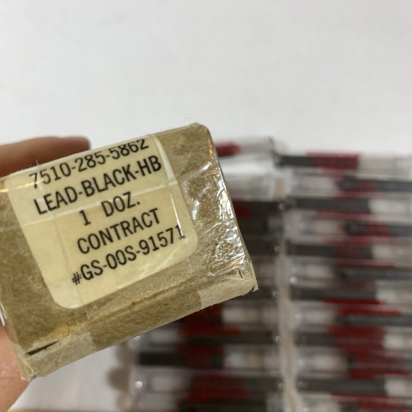 Vintage NOS Wearever Drafting Pencil Lead 24 Refills Black HB 0.46 7510-285-5862