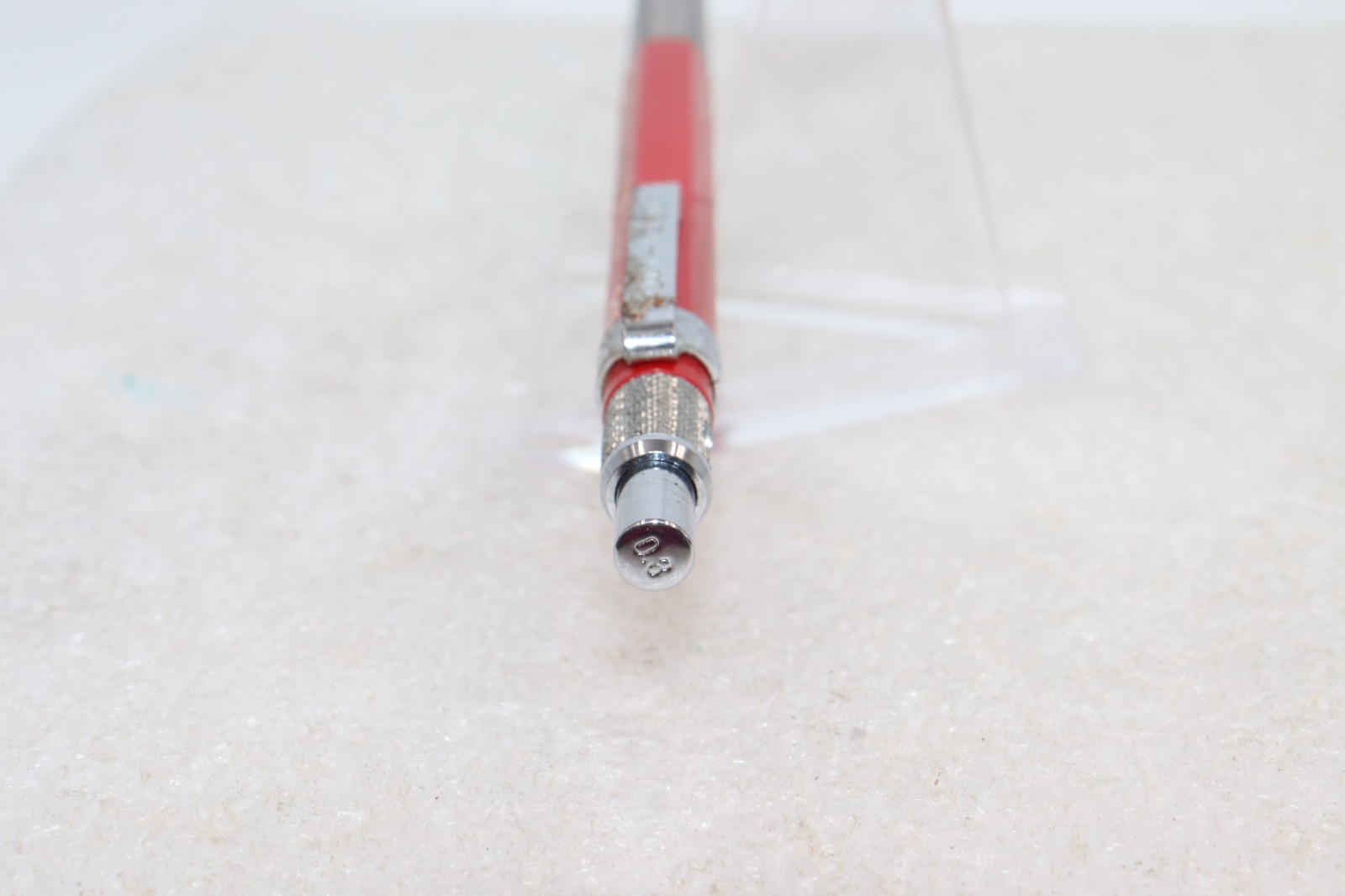 Vintage Koh-I-Noor Rapidomatic Red 5633 Mechanical Pencil 0.3mm Japan