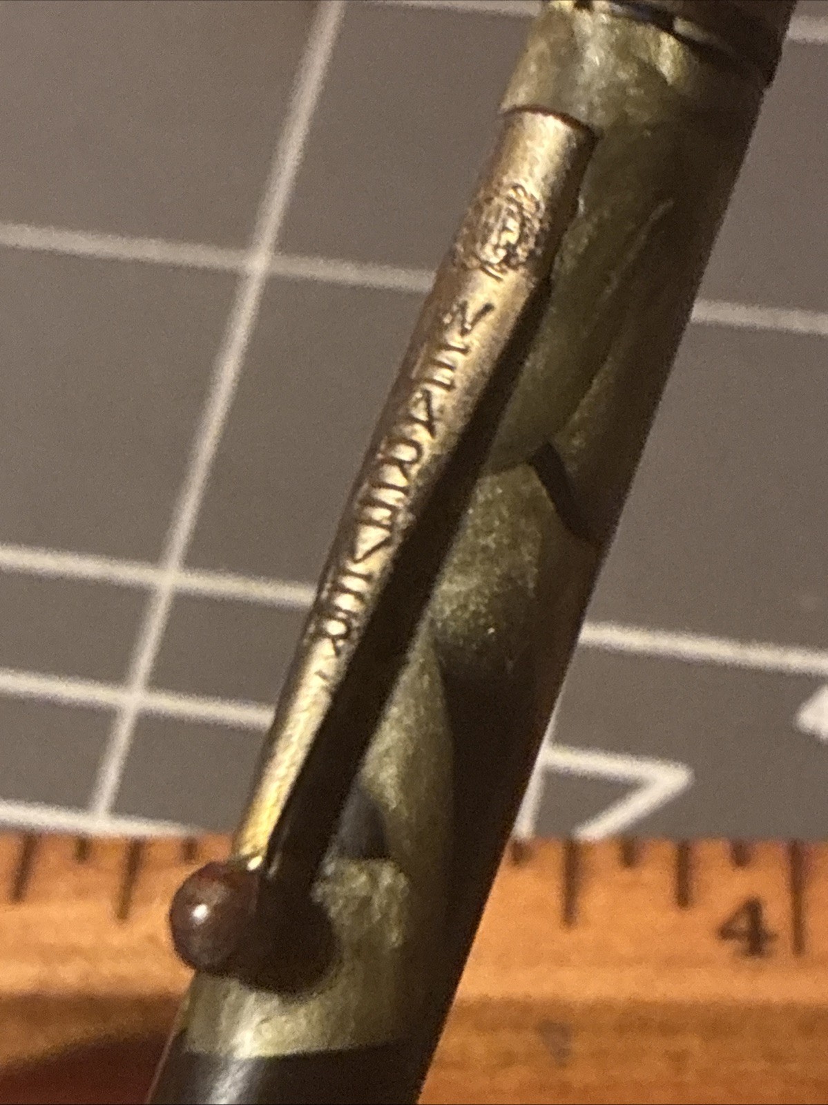 Antique Wearever Green Black Mechanical Pencil Very Rare Item