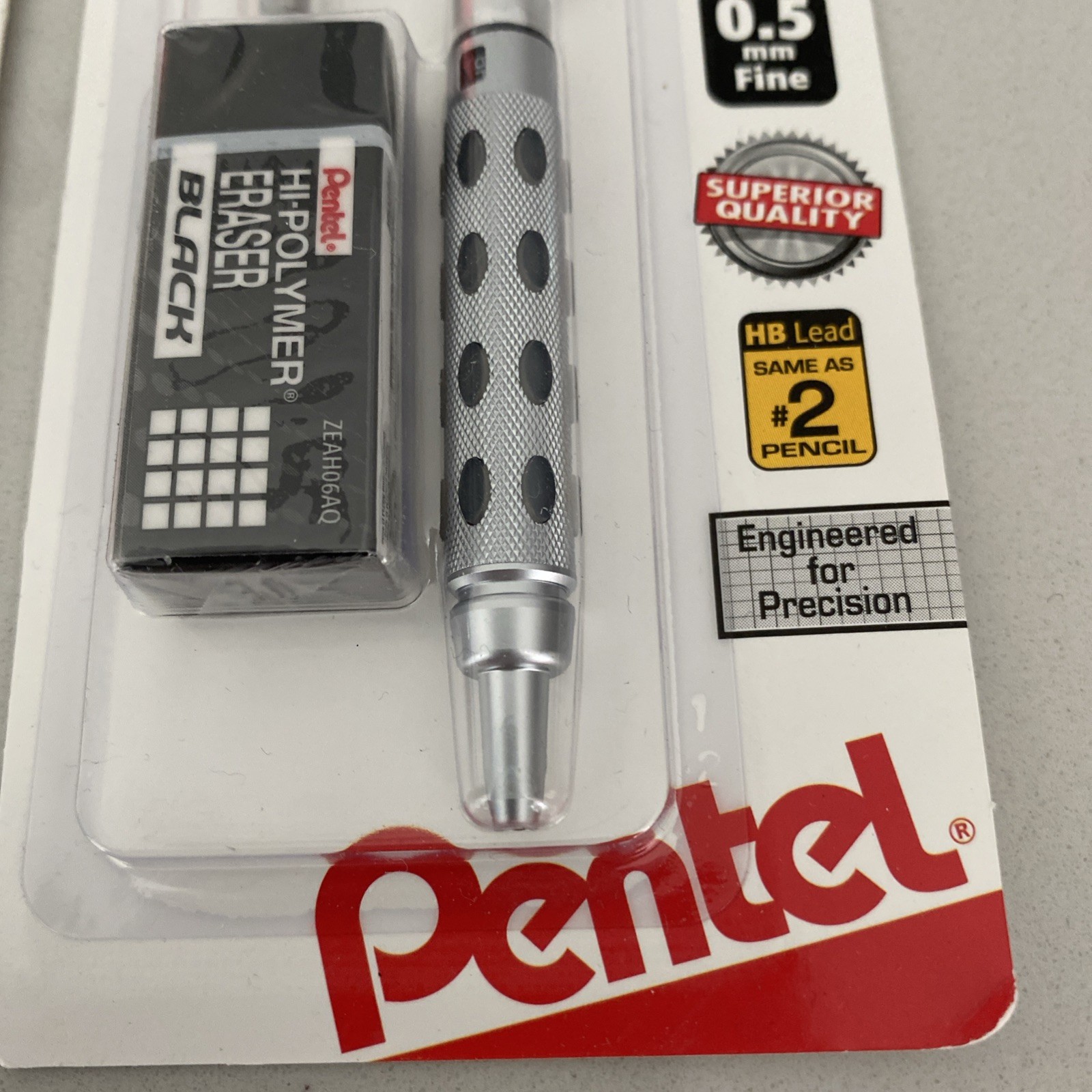 2 X Pentel Graphgear 500 PG525 & 1000 PG1015 0.5mm Mechanical Pencil NIB