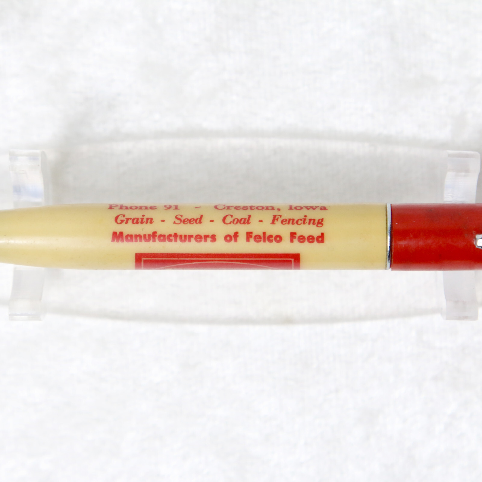 VTG 1930s RITEPOINT Felco Farmers Co-Op Celluloid Advertising Mechanical Pencil