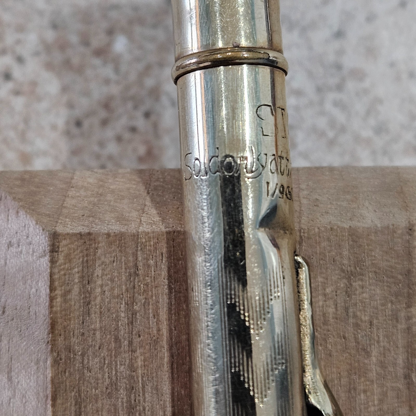 Signet Gold Filled Etched 5.25″ Mechanical Pencil “Sold Only At Rexall Stores”