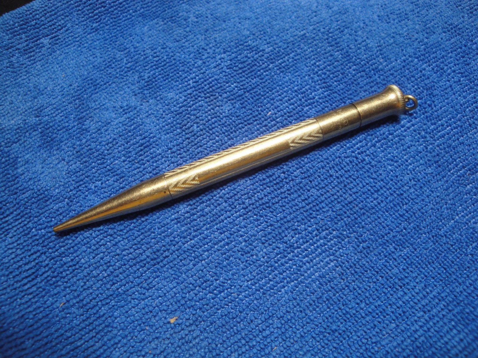 Moore Gold Filled Mechanical Pencil, Pat. Aug. 15 – 22
