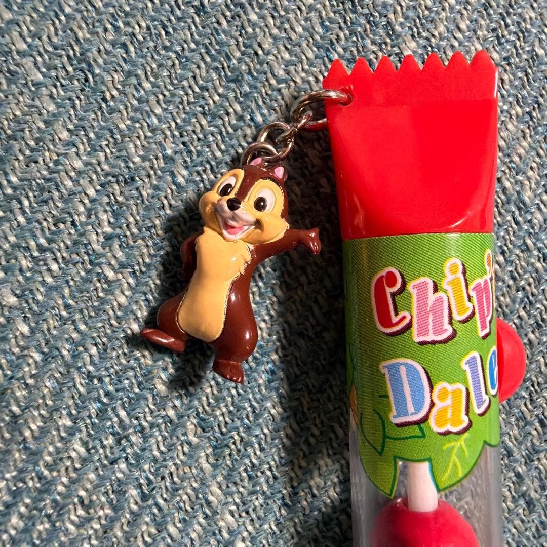 Super Rare Disney Chip and Dale Mascot Apple Mechanical Pencil Heisei Retro