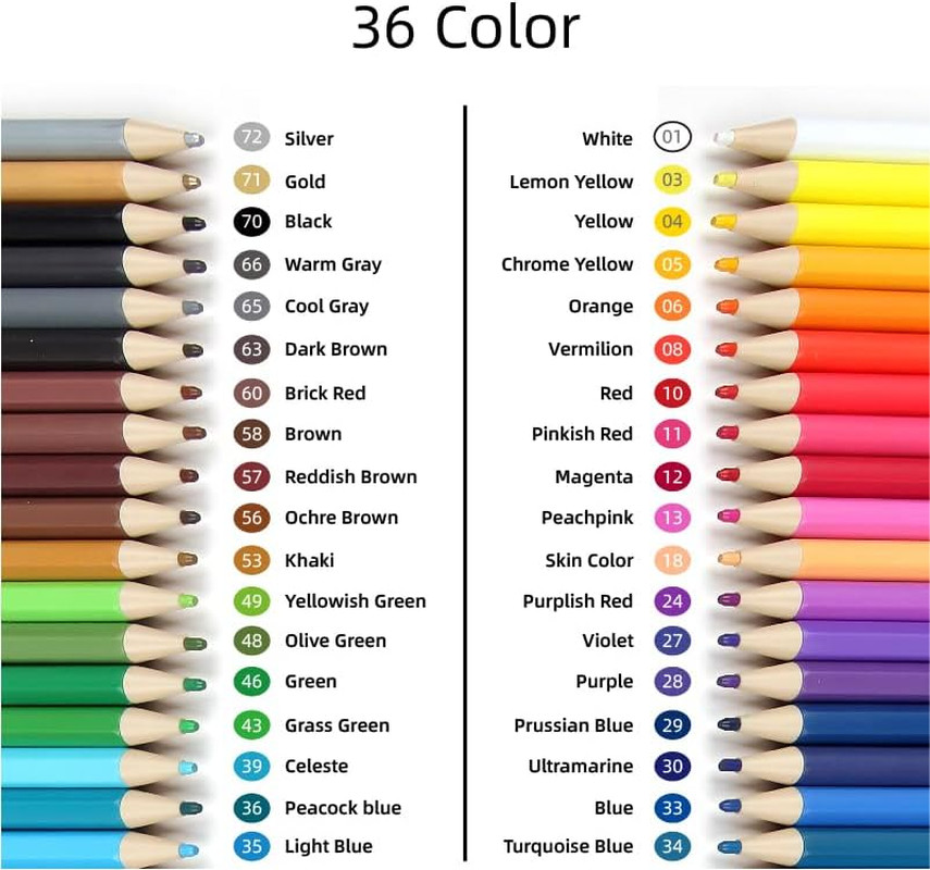 Colored Mechanical Pencil 2.6mm for Coloring and Drawing, Mechanical Colored Pen