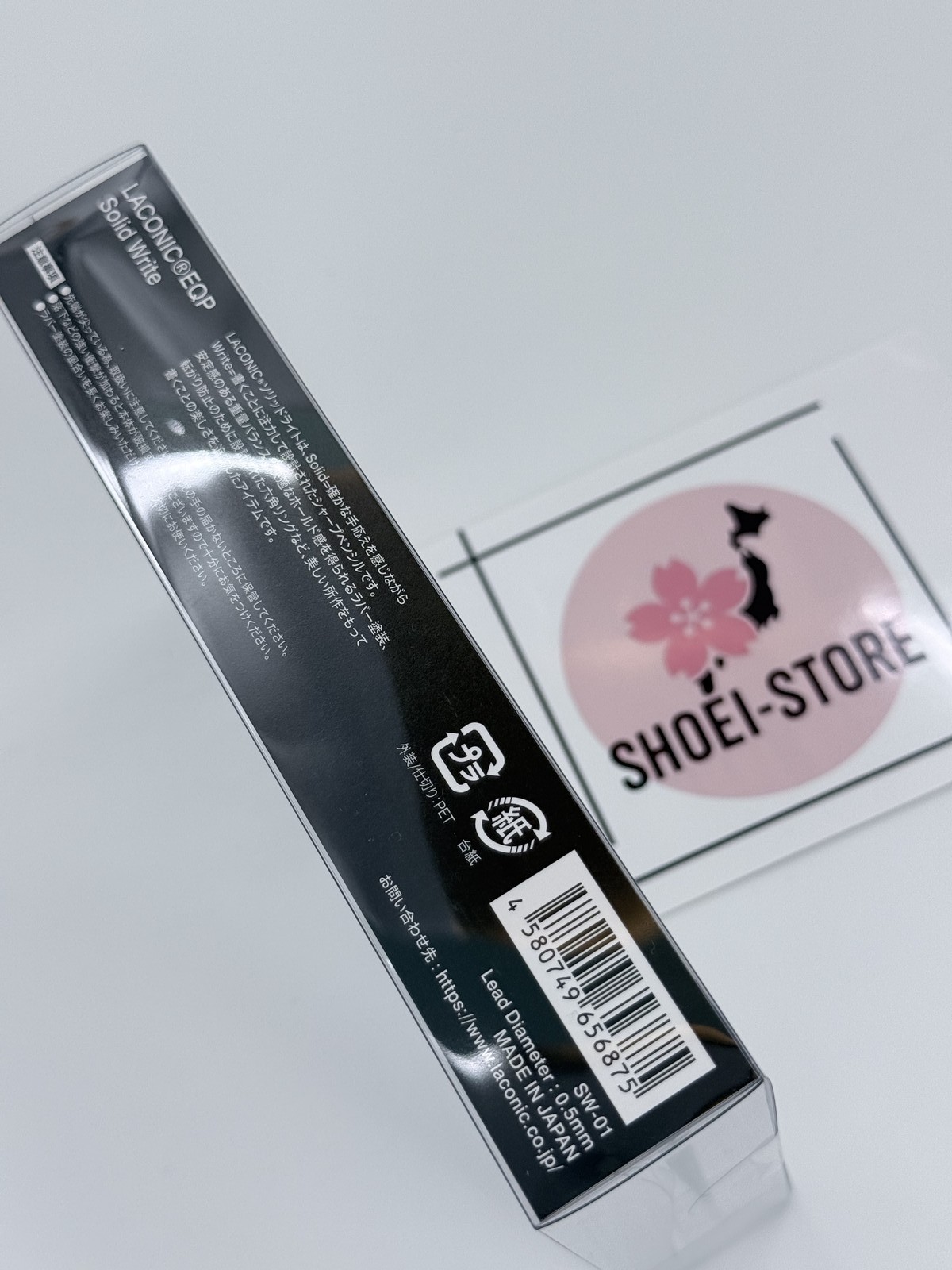 Laconic Solid Write SW-01 Mechanical Pencil 0.5mm Matte Black NEW