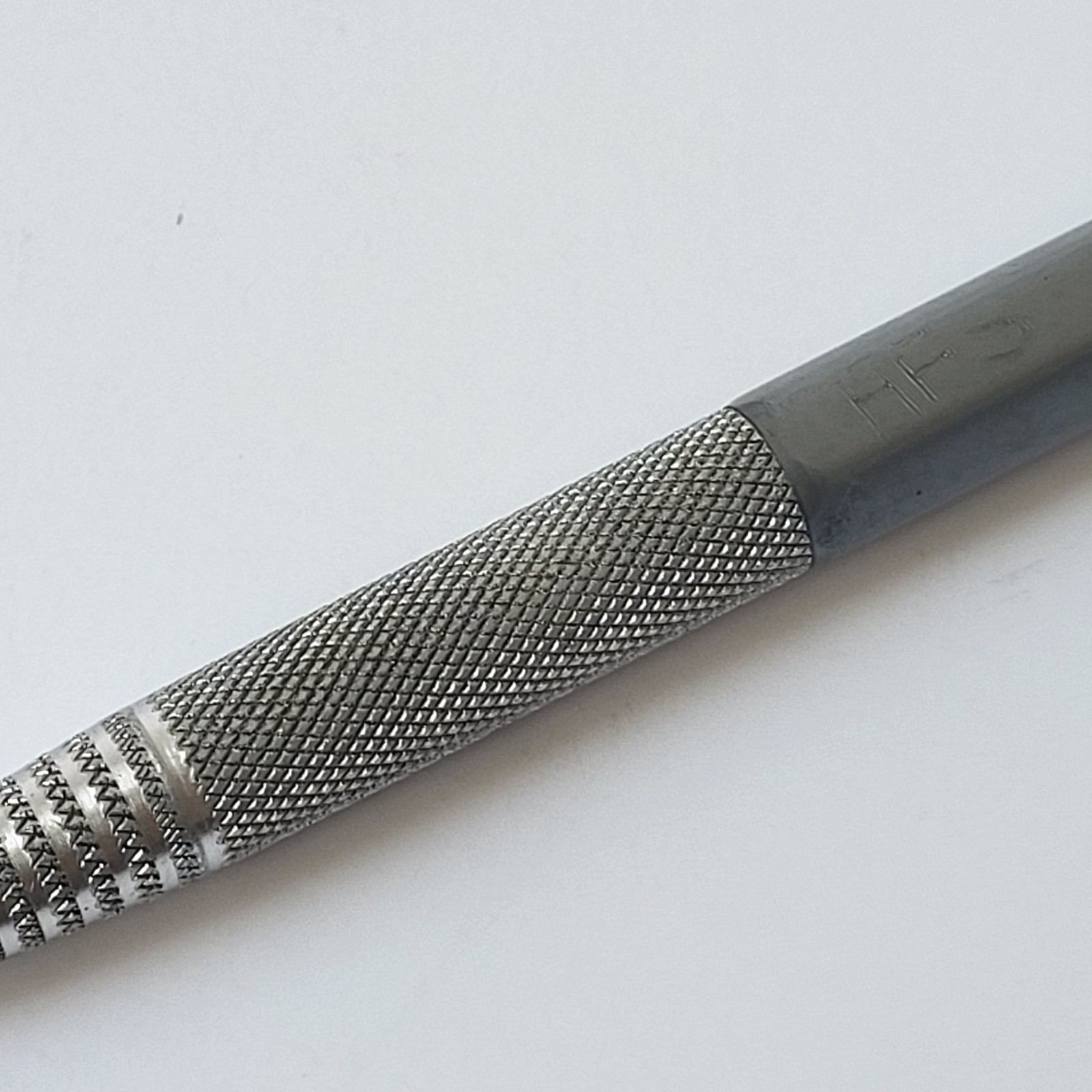 Vintage A.W. Faber Sure Grip 6803 Drafting Pencil Lead Clutch Silver Body US