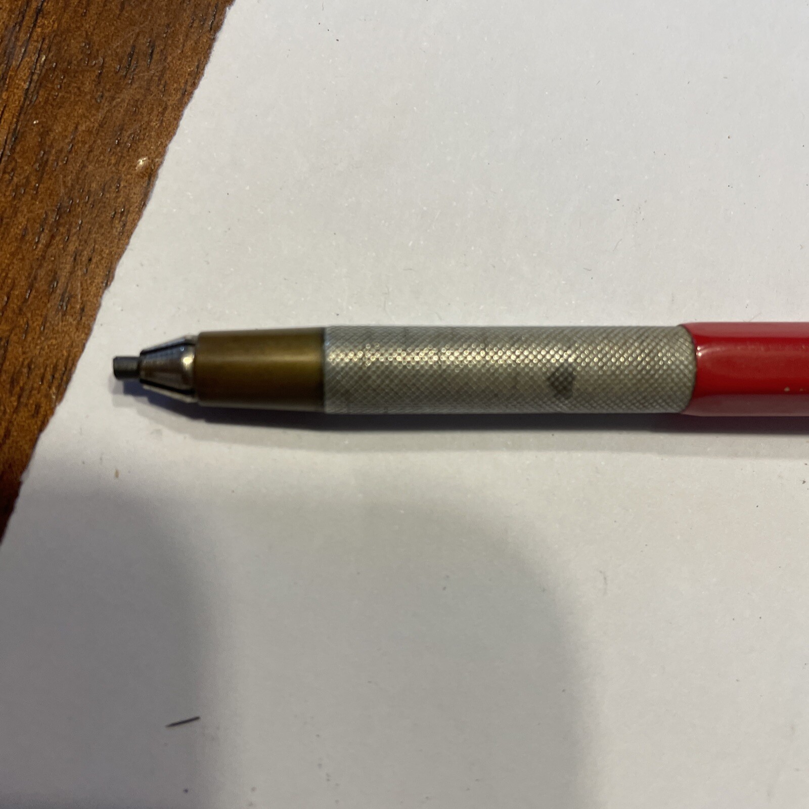 Koh I Noor Technigraph 5611 Drafting Mechanical Pencil Italy Red W/ Refills