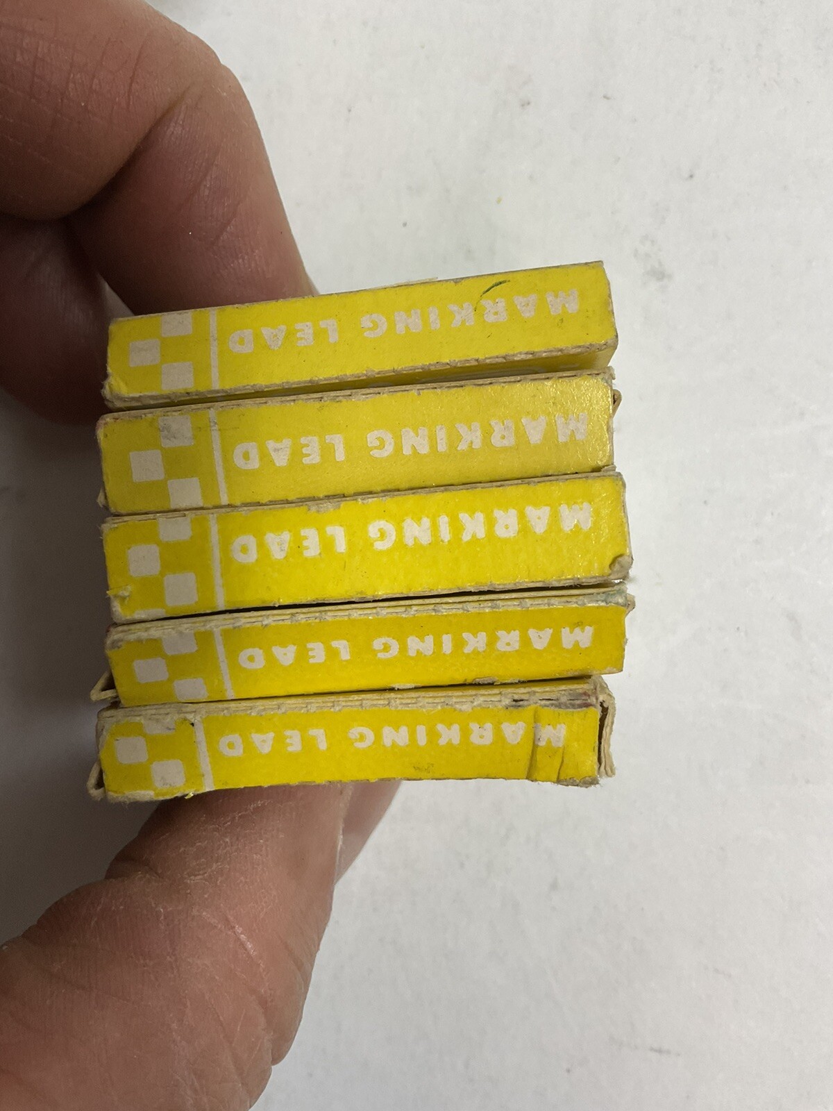 Listo Yellow Leads No 162 Vintage Lot Of 5 FoundArtShopCom