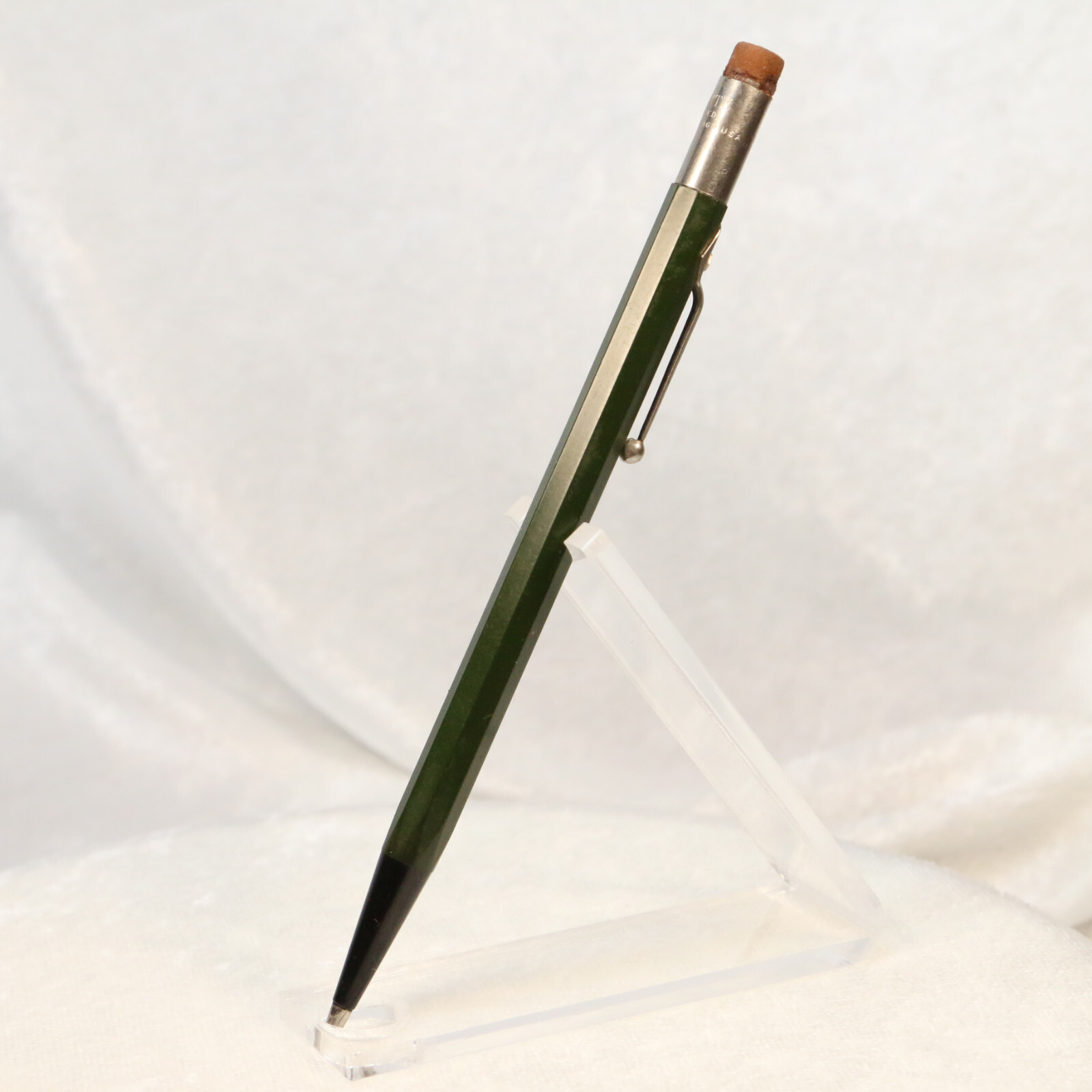 Vintage REALITE Advertising Mechanical Pencil USA Green Enterprise Furnace Stove