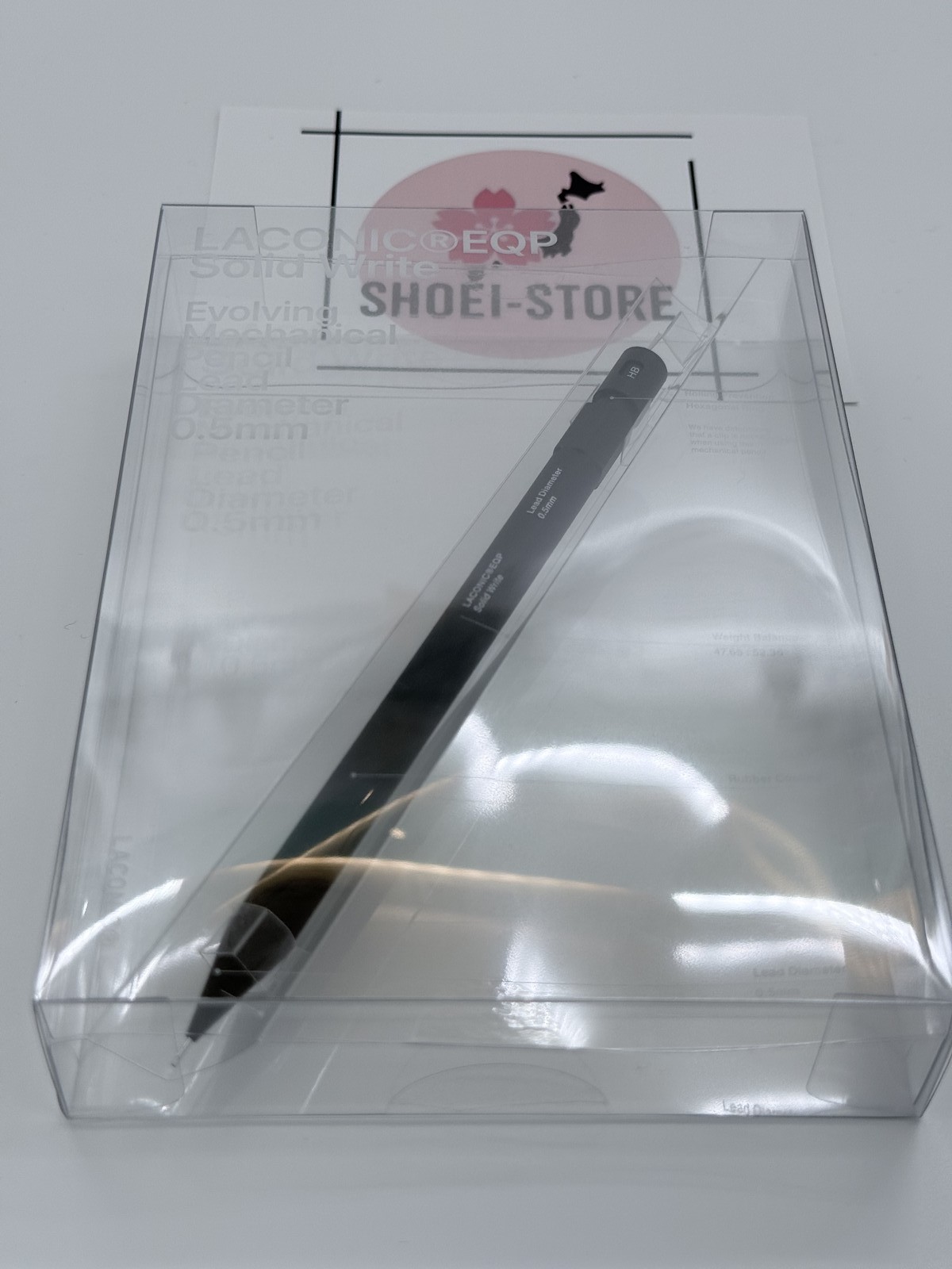 Laconic Solid Write SW-01 Mechanical Pencil 0.5mm Matte Black NEW