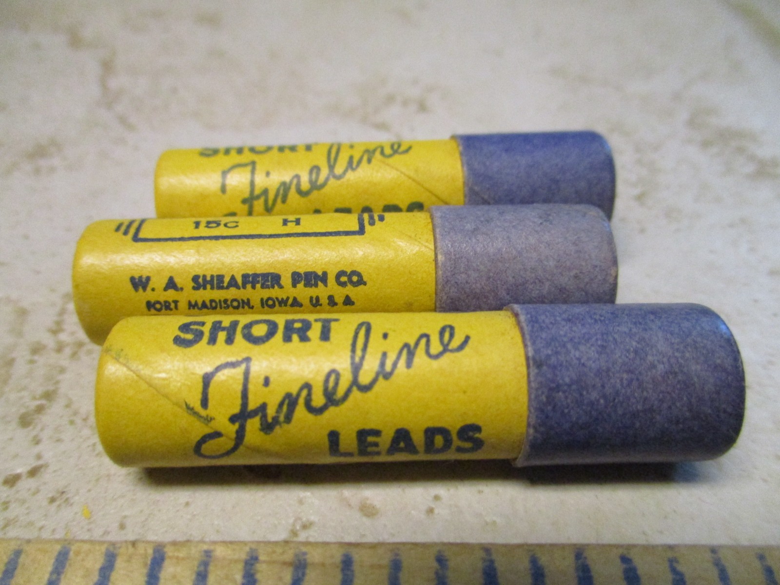 VTG Lot Sheaffers Super Smooth FIne line Leads 15c HB Lof of 3 H 15C L22